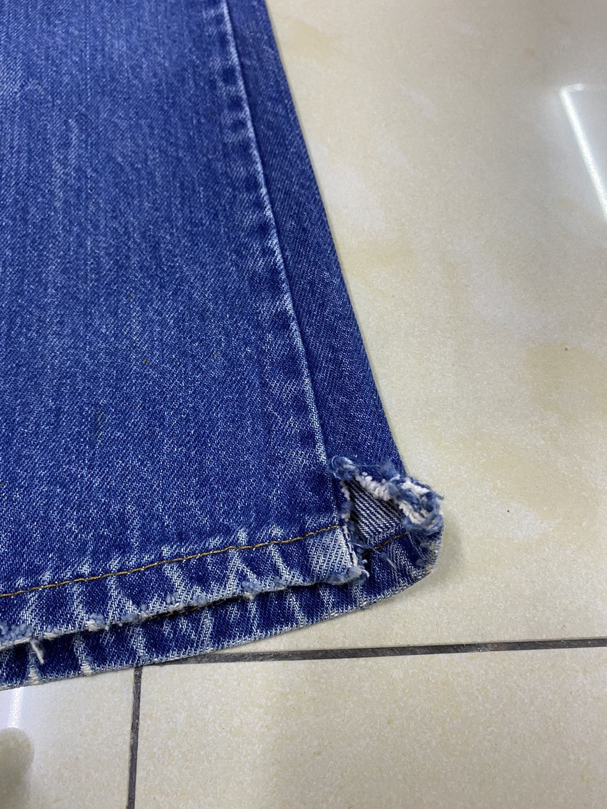 Levi's × Vintage Vintage Levis 517 Orange Tab Distressed Rusty Flared Denim Size US 34 / EU 50 - 9 Thumbnail