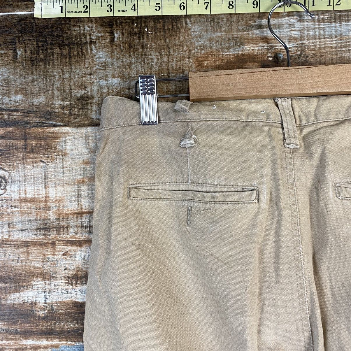 DL Japanese Brand Beige Cargo Multipocket Pants #C770