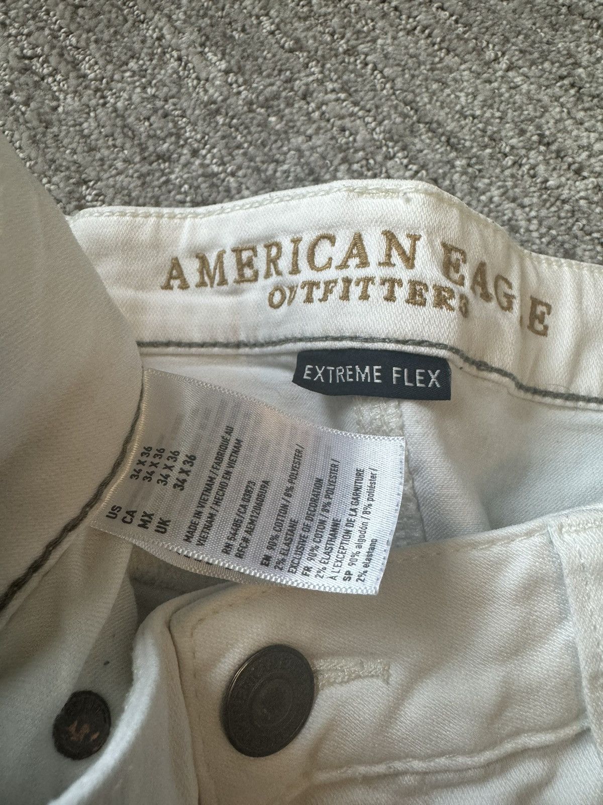 American Eagle Outfitters TALL GUYS!! Custom AE Jeans 34 XL Size US 34 / EU 50 - 5 Thumbnail