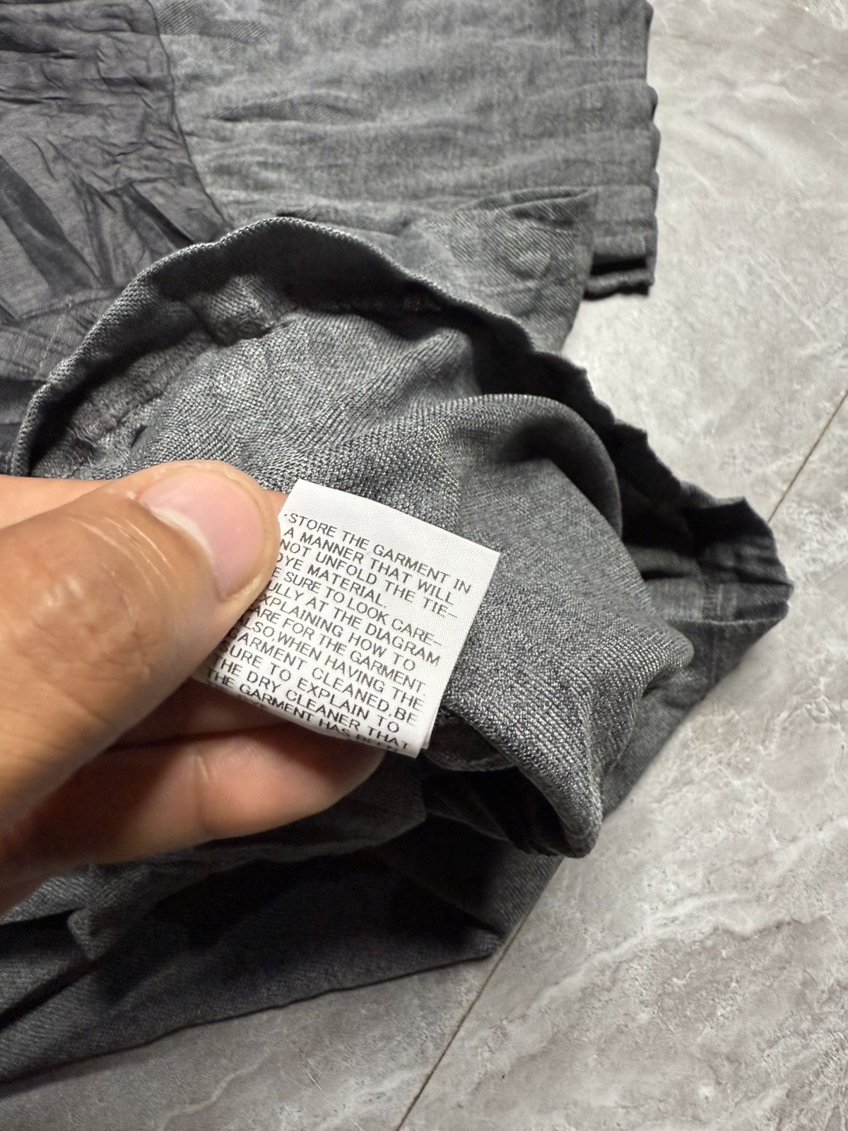Issey Miyake Issey Miyake Men F/W 16 Wrinkled Pleated Tee Size US L / EU 52-54 / 3 - 9 Thumbnail