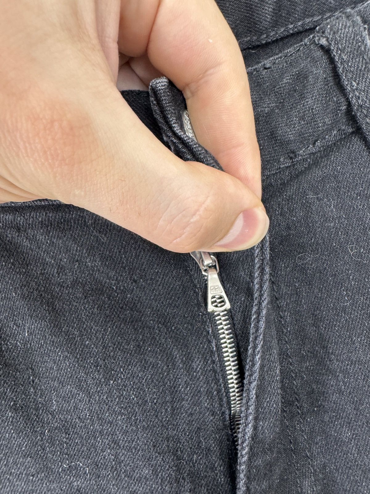 Japanese Brand Represent Basic selvedge denim vintage black jeans zippers Size US 32 / EU 48 - 7 Thumbnail
