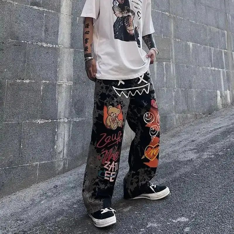 Japanese Brand Hip Hop Vintage Graffiti Oversized Pants Size US 32 / EU 48 - 5 Thumbnail