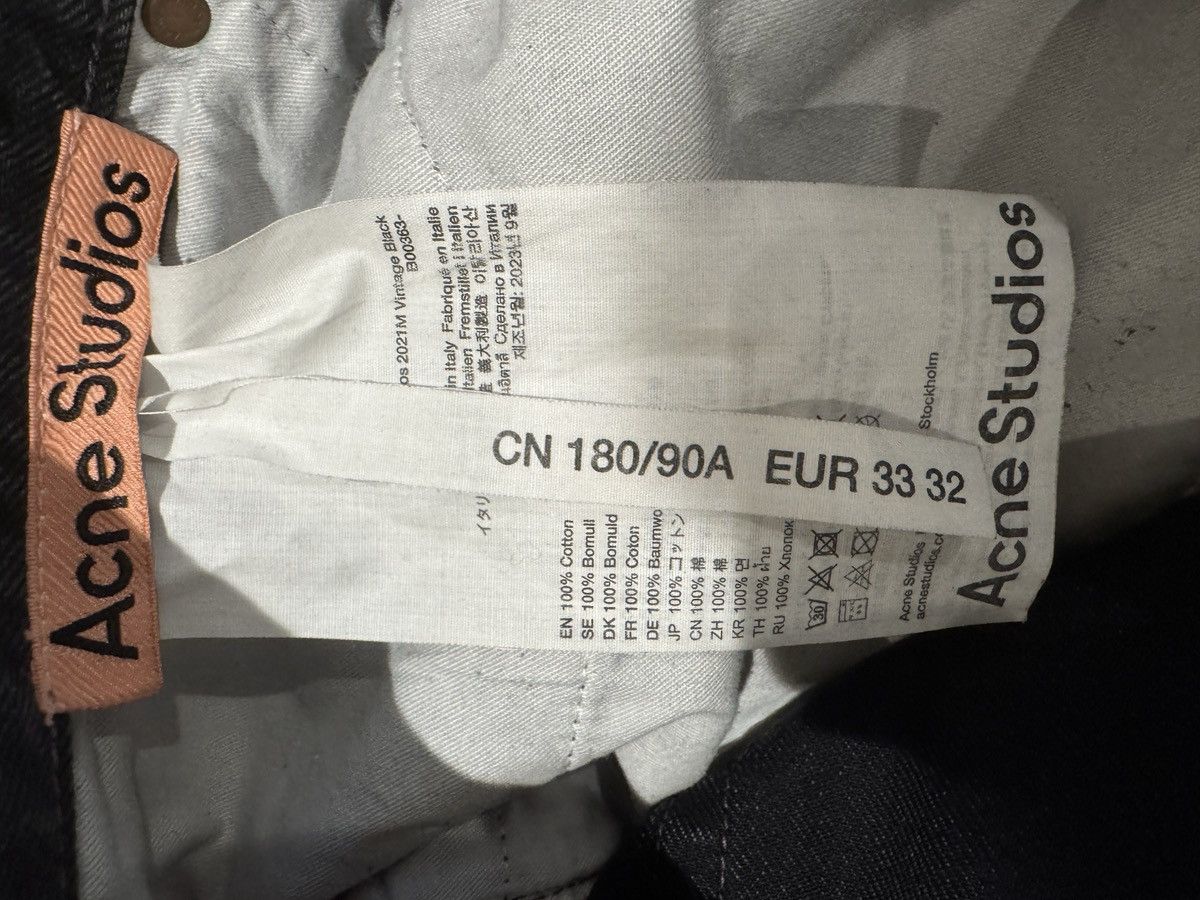 Acne Studios Acne Studios 2021M Jeans Black Size US 33 - 6 Thumbnail