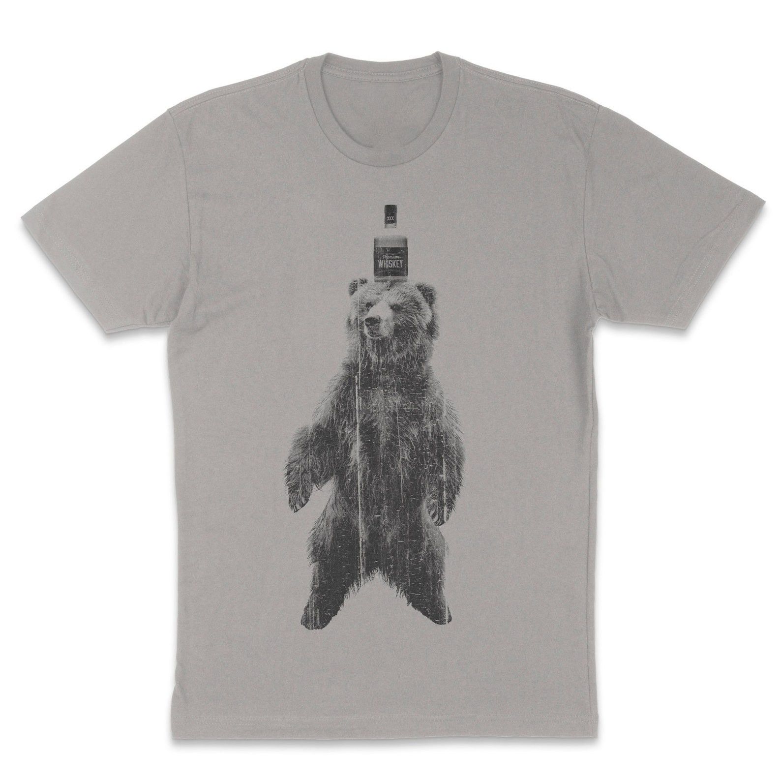 Designer × Vintage Men's Whiskey Bear Graphic T-Shirt Size US M / EU 48-50 / 2 - 3 Thumbnail