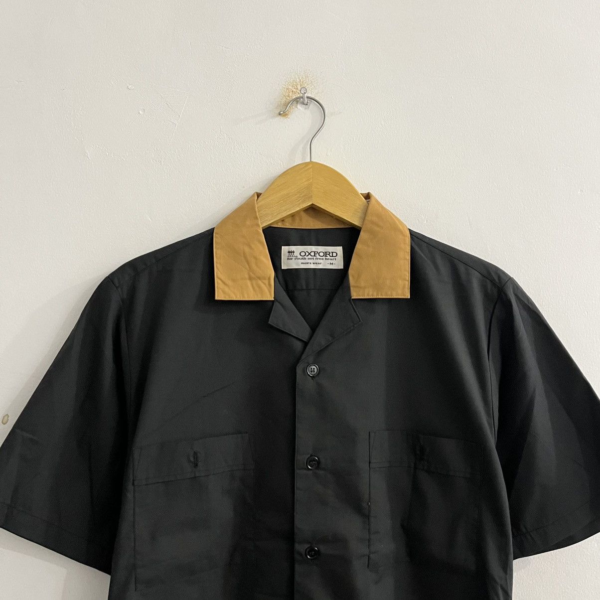 Japanese Brand Oxford Bowling Shirt Size US S / EU 44-46 / 1 - 4 Thumbnail