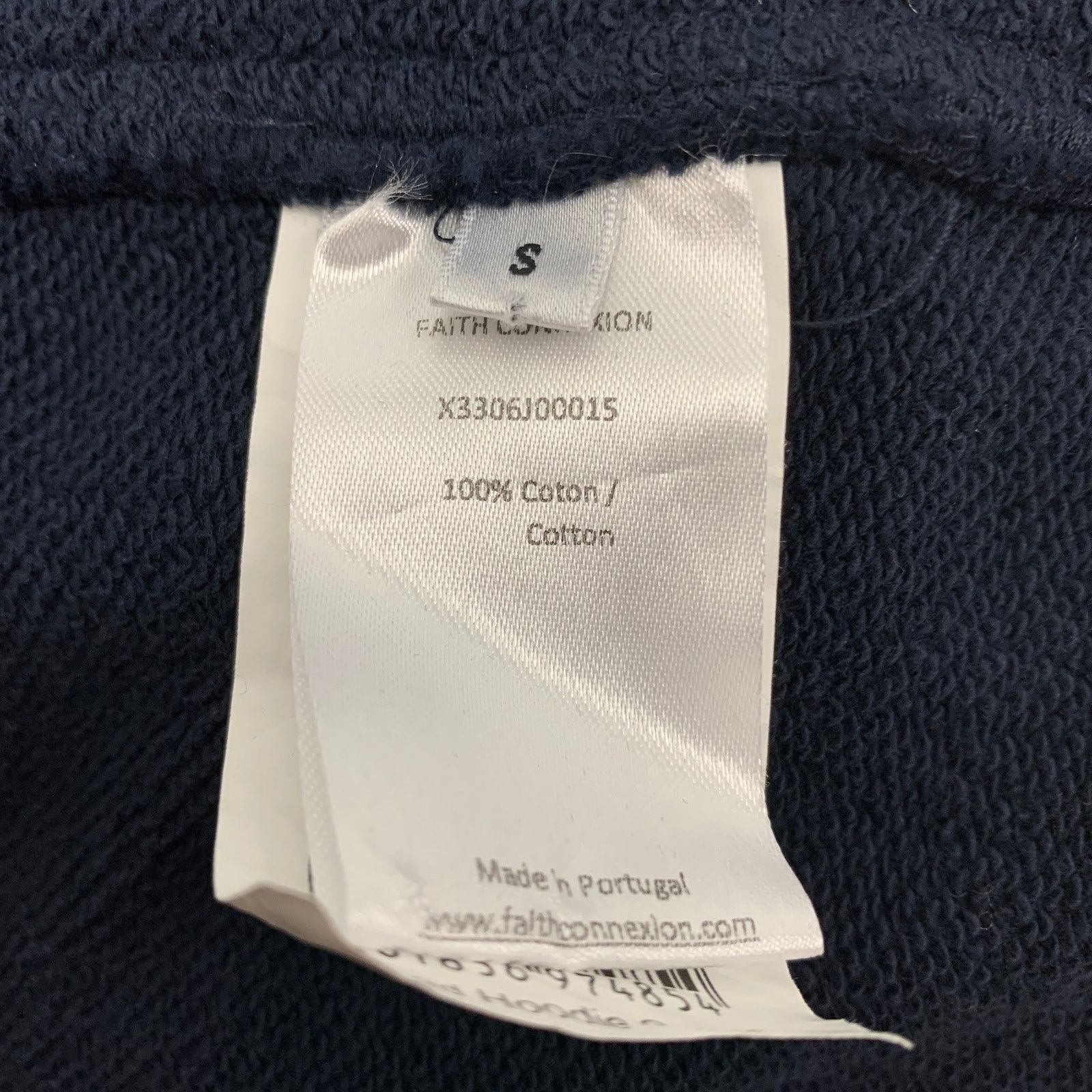 Faith Connexion S Navy Multi-Color Painted Cotton Hooded Sweatshirt Size US S / EU 44-46 / 1 - 5 Thumbnail
