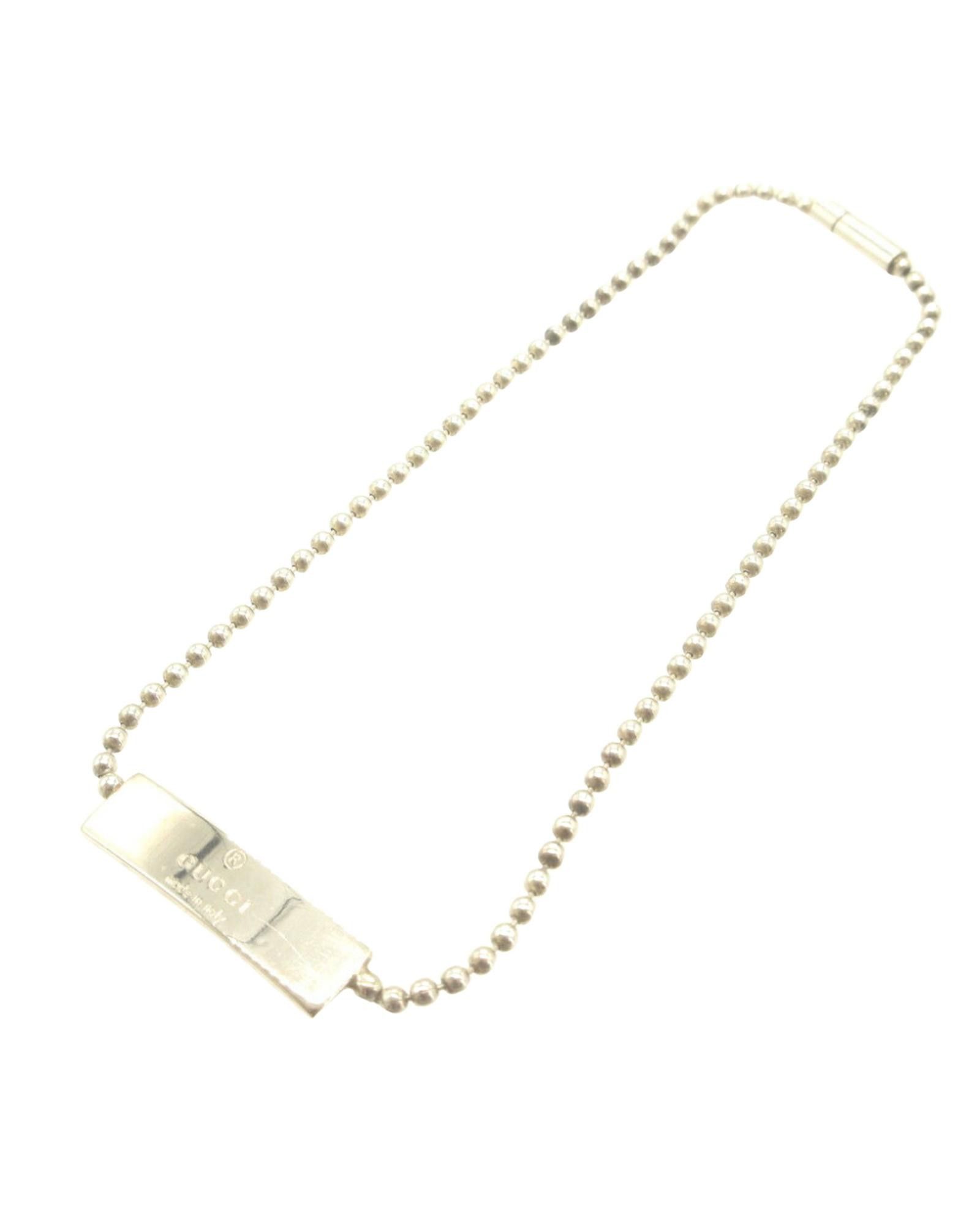 image of Gucci Elegant Silver Charm Bracelet For Modern Women