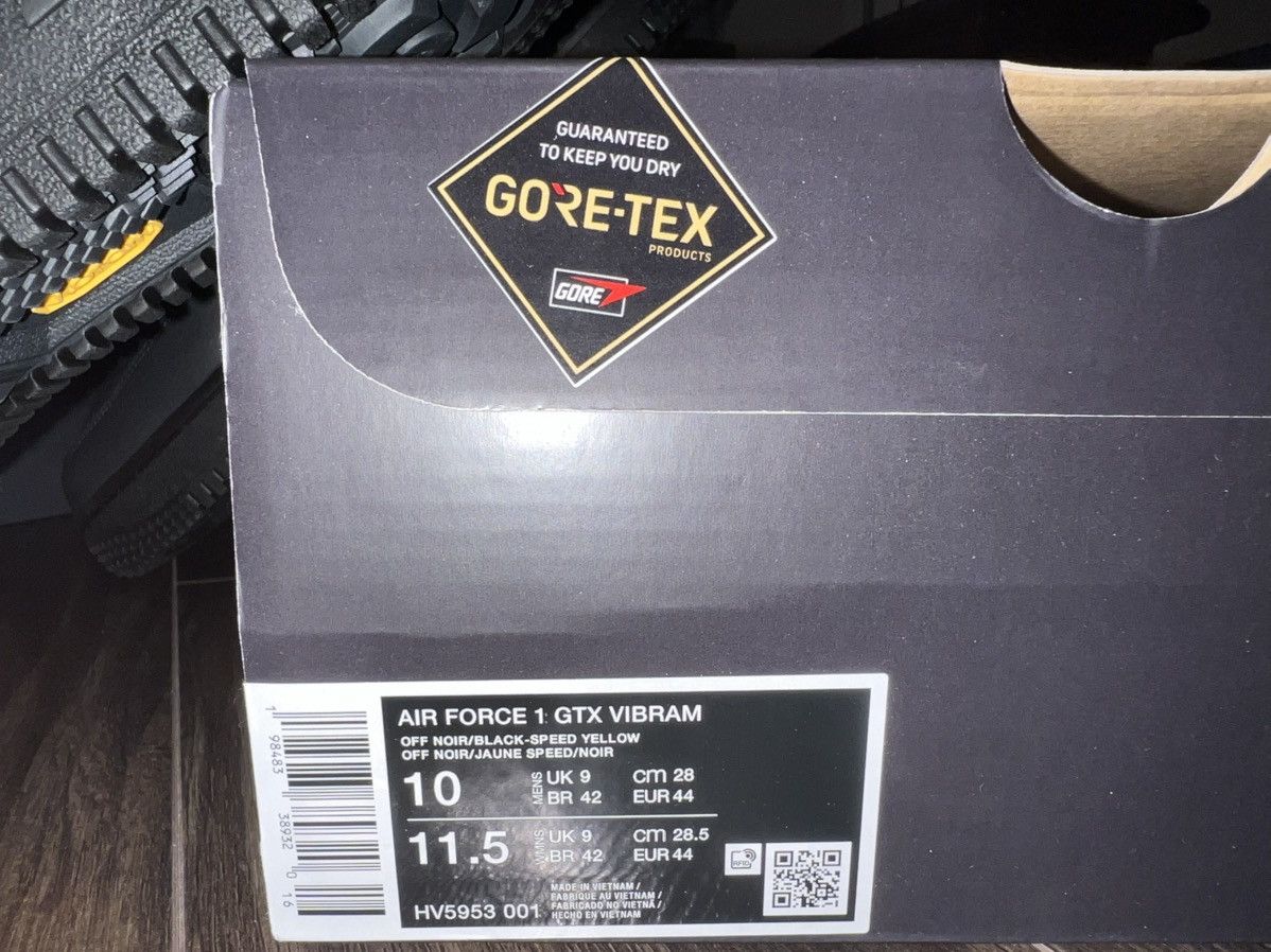 Nike Nike Air force1 Gore Tex Black 10US Size US 10 / EU 43 - 19 Thumbnail