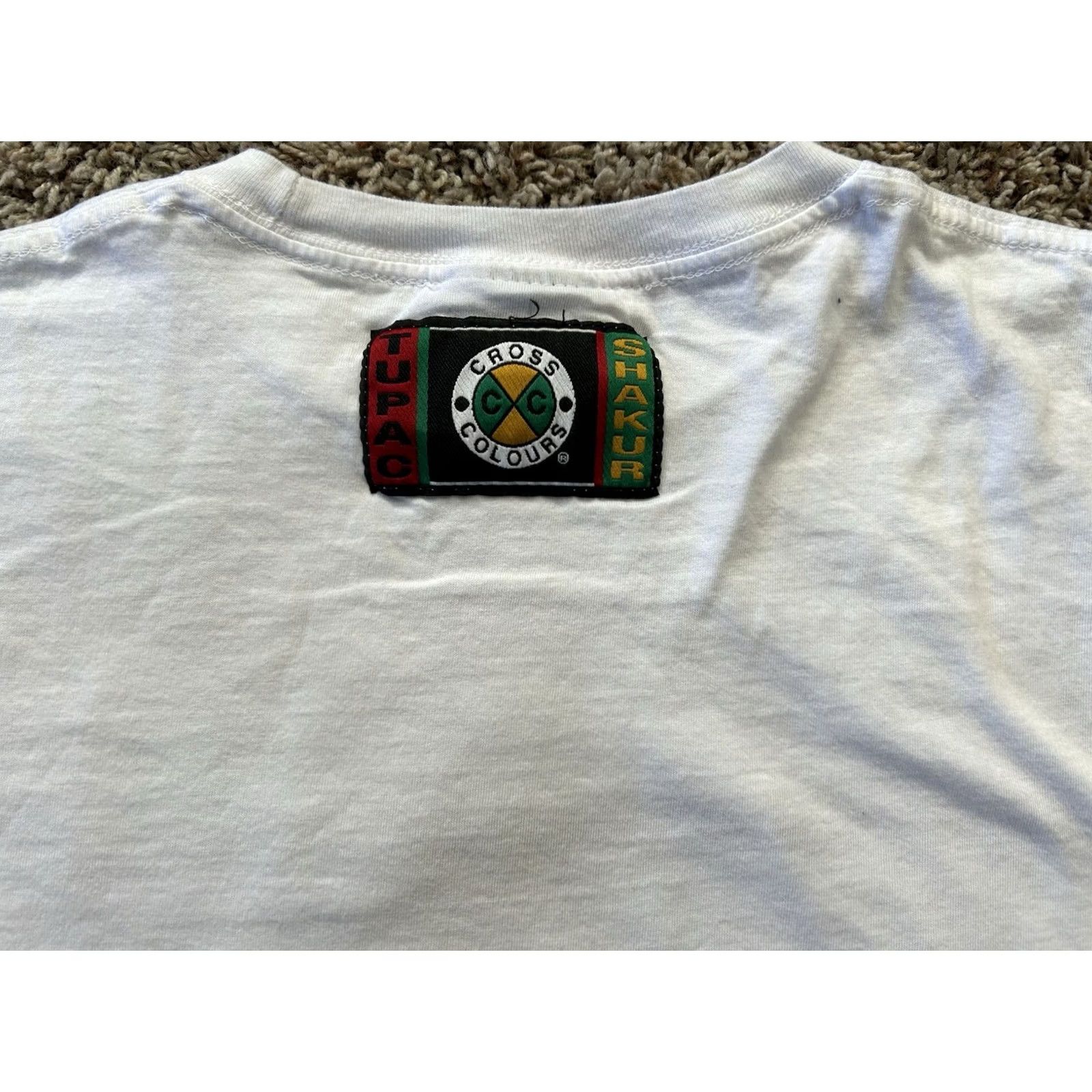 Vintage VTG Cross Colours Tupac Shakur Rap Music Shirt Men’s L Size US L / EU 52-54 / 3 - 5 Thumbnail