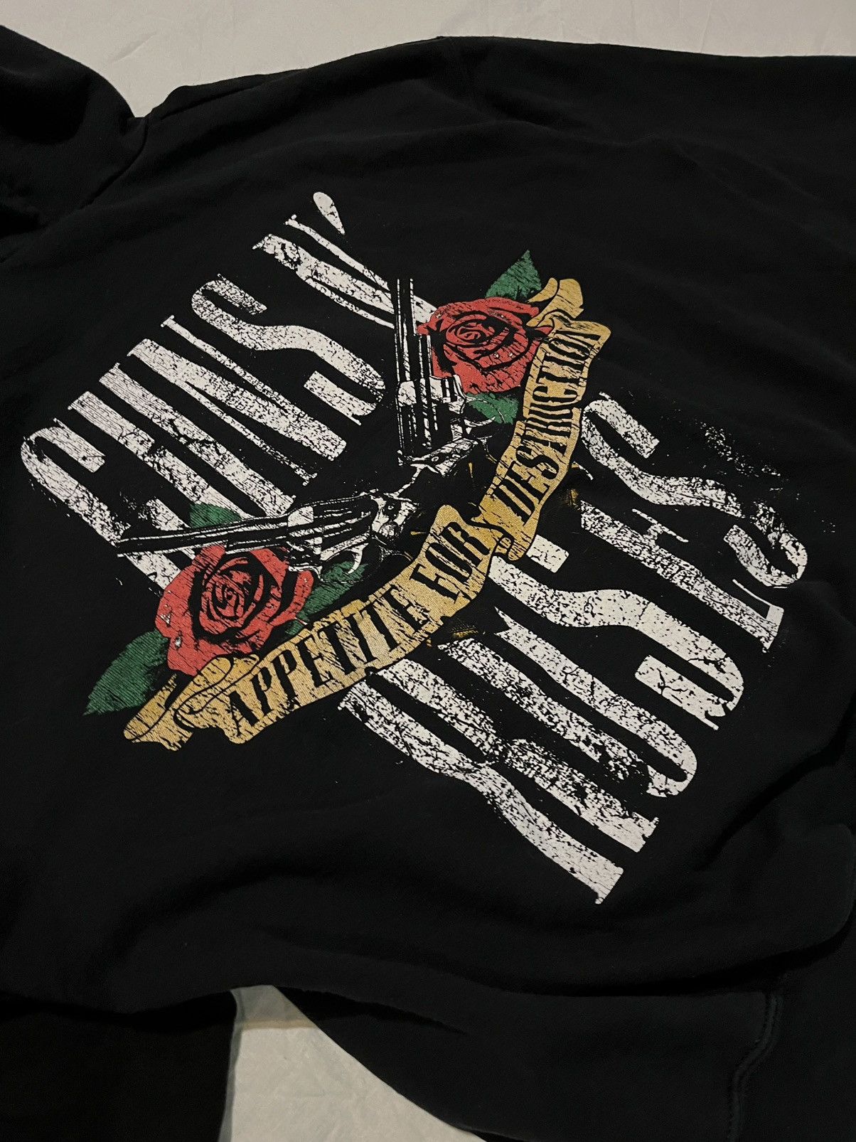 Guns N' Roses VTG Guns N’ Roses “Appetite for Destruction” Black Hoodie Size US XXL / EU 58 / 5 - 8 Thumbnail