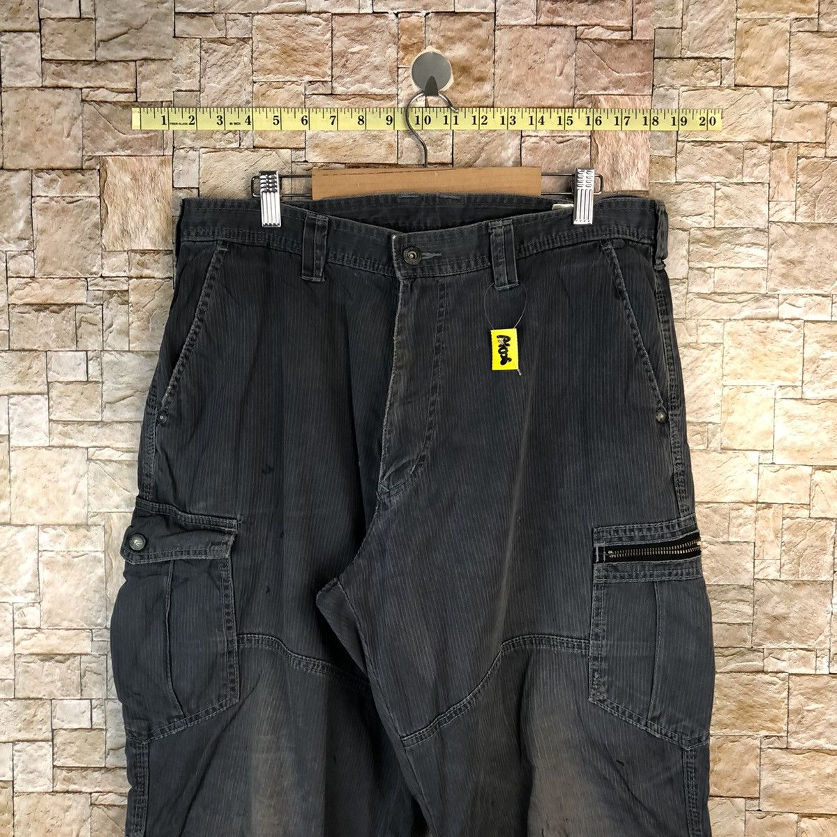 Japanese Brand Dogman Dark Blue Cargo Multipocket Pants #A1028 Size US 32 / EU 48 - 4 Thumbnail