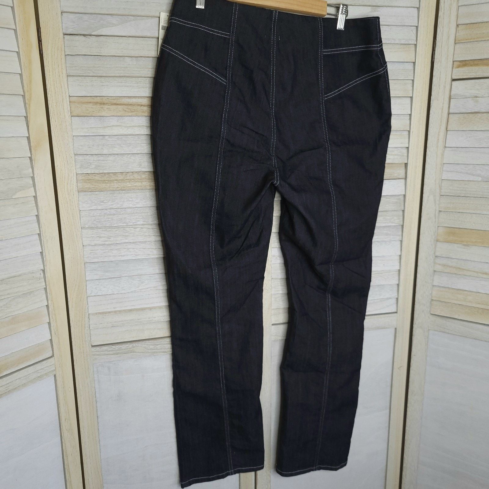 Anthropologie MAEVE Womens Anthropologie High Rise Straight Leg Jeans 31T Size 34" / US 12 / IT 48 - 10 Thumbnail
