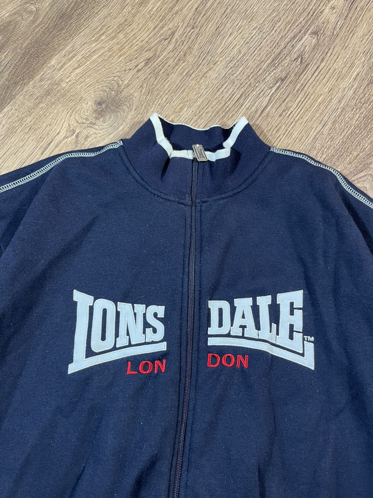 Lonsdale Vintage Lonsdale London Zip Up Bomber Jacket Y2K Rare Size US XXL / EU 58 / 5 - 4 Thumbnail