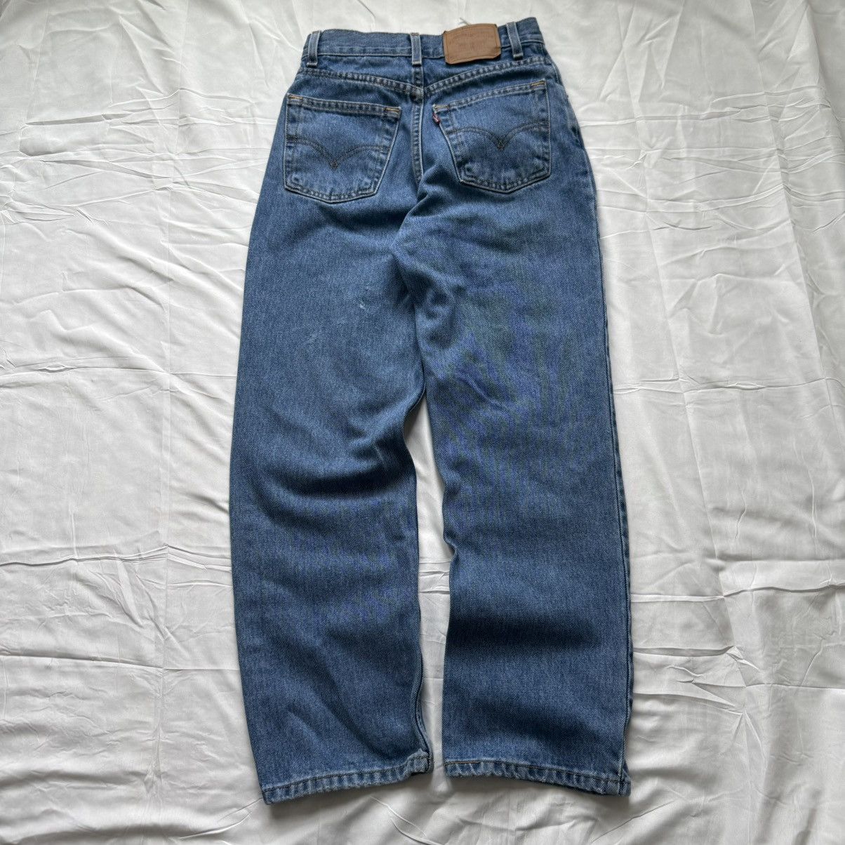 Levi's Vintage Clothing Levi’s 550 Slim Fit Jeans Youth Girls – Size 14 Medium Wash Size 36" / US 14 / IT 50 - 2 Thumbnail