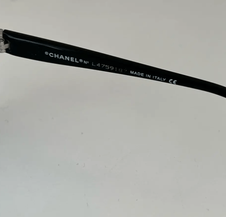 Chanel Chanel Sunglasses 4029 Rhinestone Logo Rimless Vintage Size ONE SIZE - 6 Thumbnail