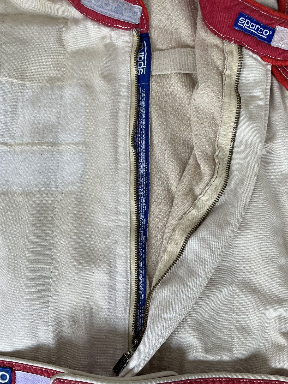 Vintage SPARCO RACING OVERALL SUIT SPRINT Size US 38 / EU 54 - 8 Thumbnail