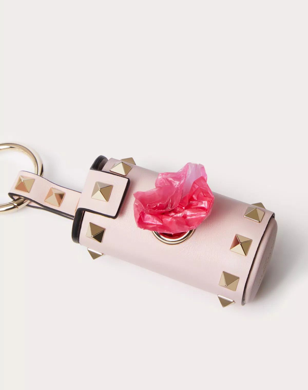 Valentino o1s1wg110426 Size: OS / Rockstud Pet Waste Bag Holder Pink Size ONE SIZE - 2 Thumbnail