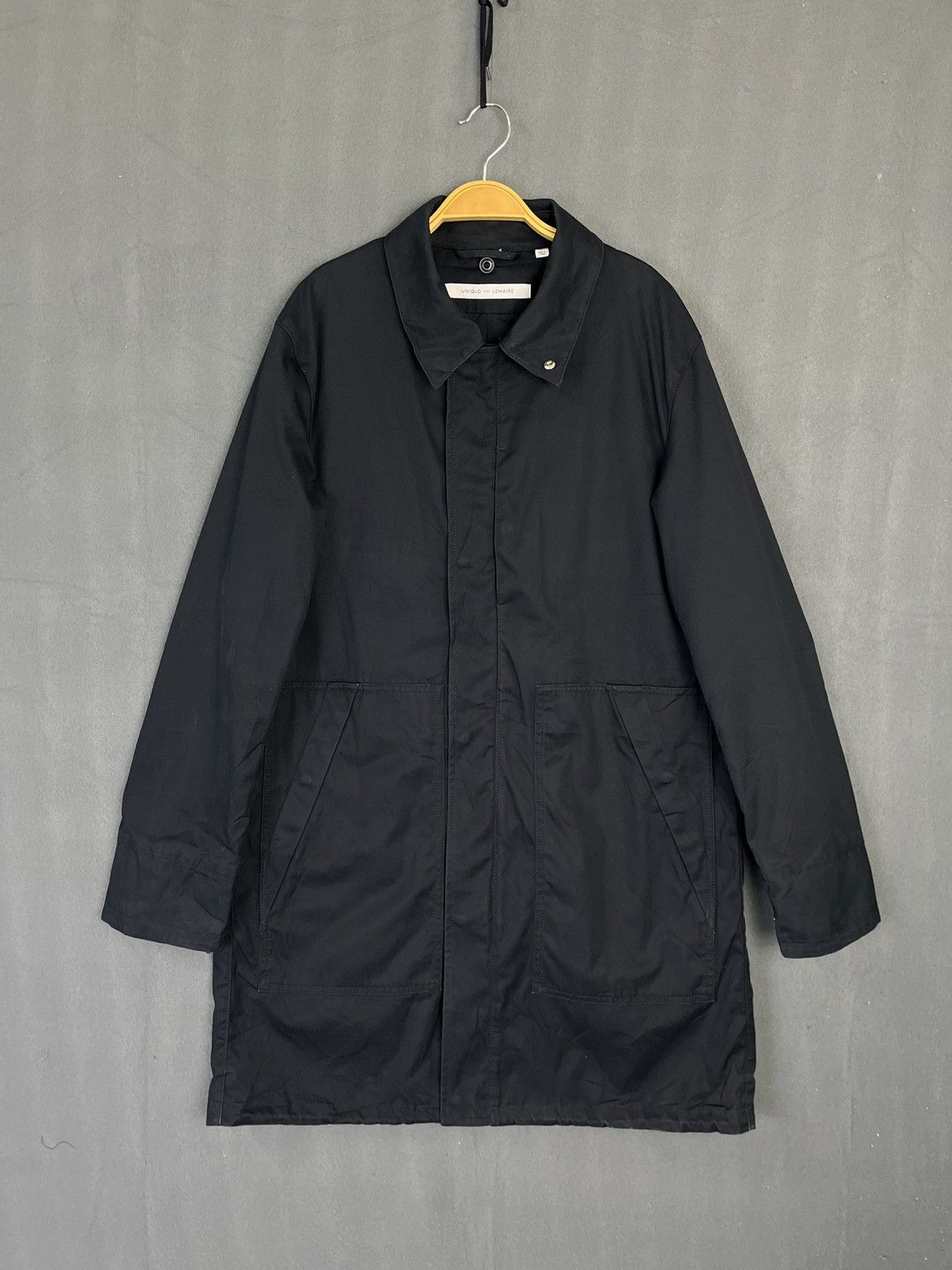Christophe Lemaire Uniqlo x Lemaire Black Fishtail Parka Size US L / EU 52-54 / 3 - 1 Thumbnail