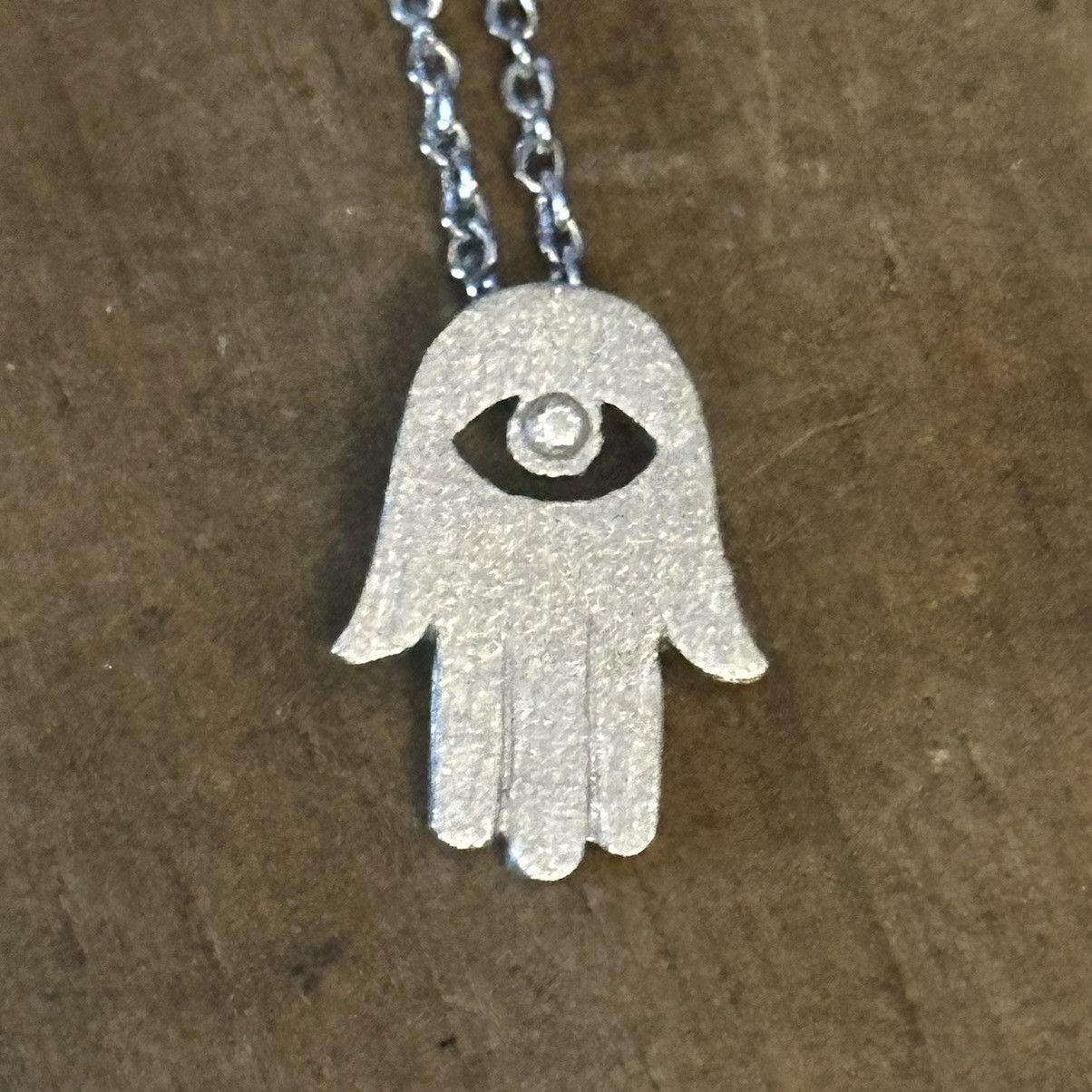 Other Silver tone Hamsa hand pendant necklace Size ONE SIZE - 3 Thumbnail