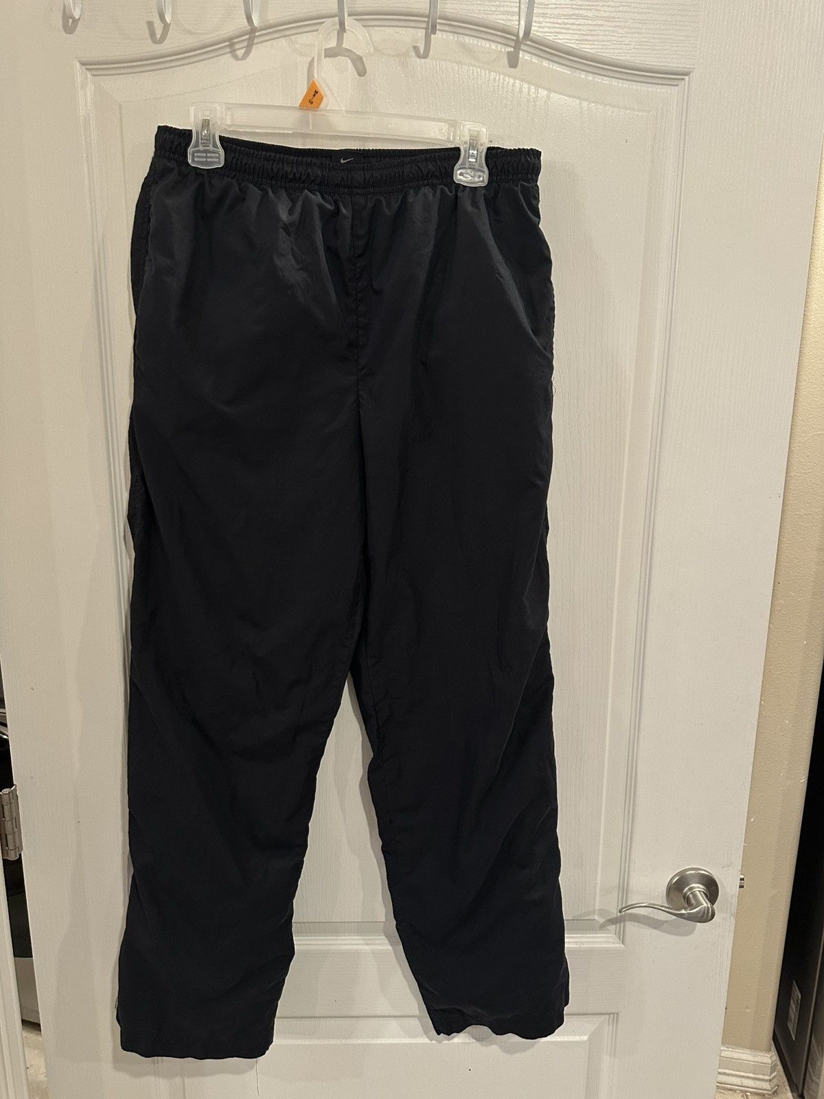 Nike Nike men’s black & gray lined windbreaker pants size small Size US 29 - 1 Thumbnail