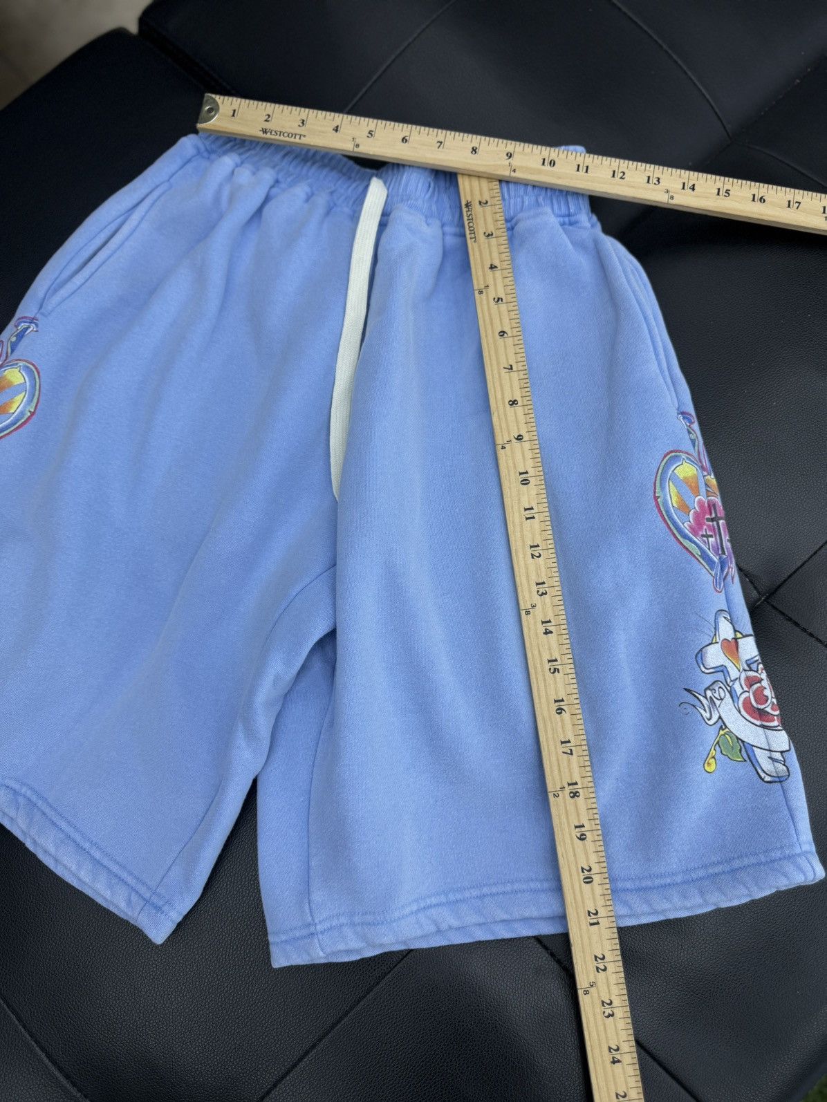 Other We Are Righteous Blue Cotton Shorts Size Small (NEW) Size US 29 - 6 Thumbnail