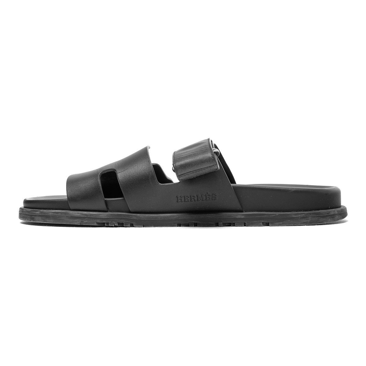 Hermes Chypre Sandal Calfskin Black Size US 9 / EU 42 - 4 Thumbnail