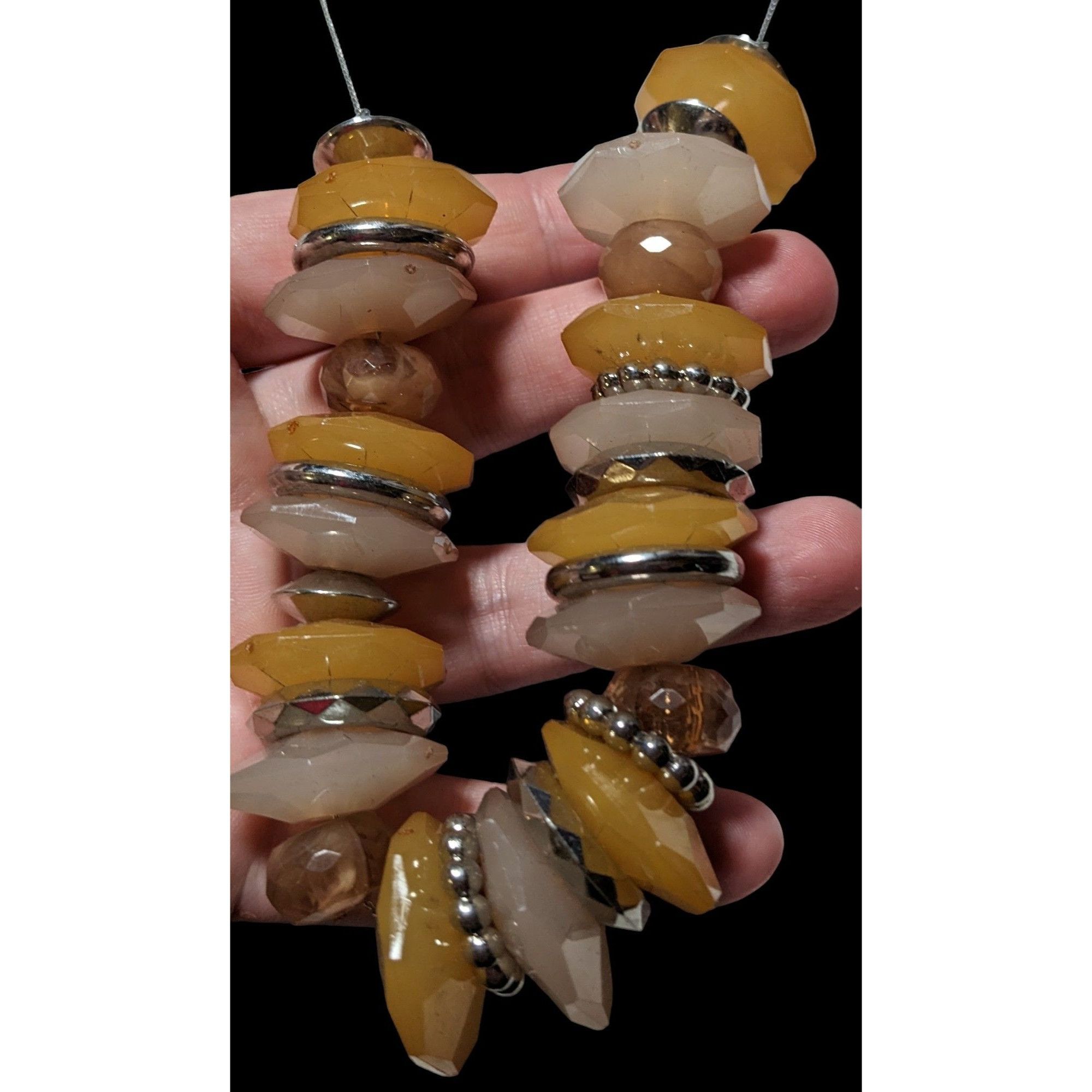 Other NY & Company Chunky Beaded Statement Necklace Size ONE SIZE - 7 Thumbnail