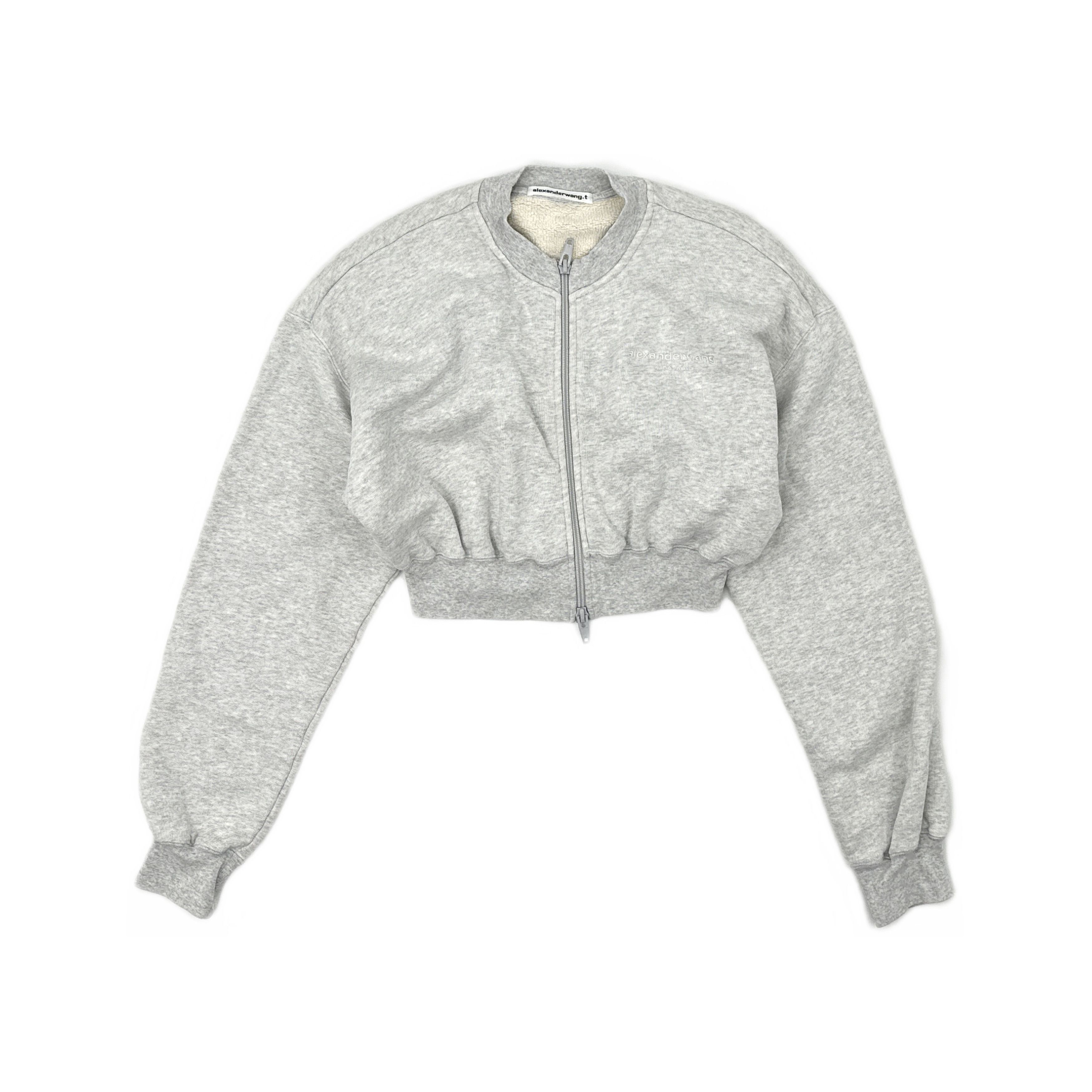 Alexander Wang Alexander Wang Gray Zip-Up Jacket Size XS Size XS / US 0-2 / IT 36-38 - 1 Thumbnail