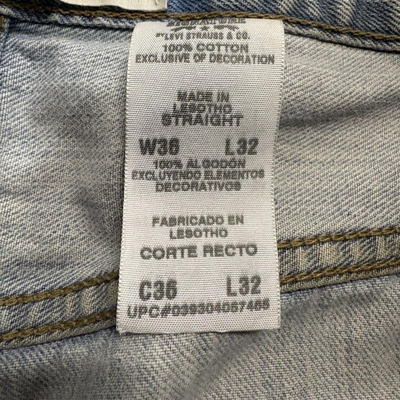 Vintage Crazy Vintage Y2K 2000s Grunge Baggy Wideleg Light Blue Wash Skater Denim Jeans! Size US 36 / EU 52 - 8 Thumbnail