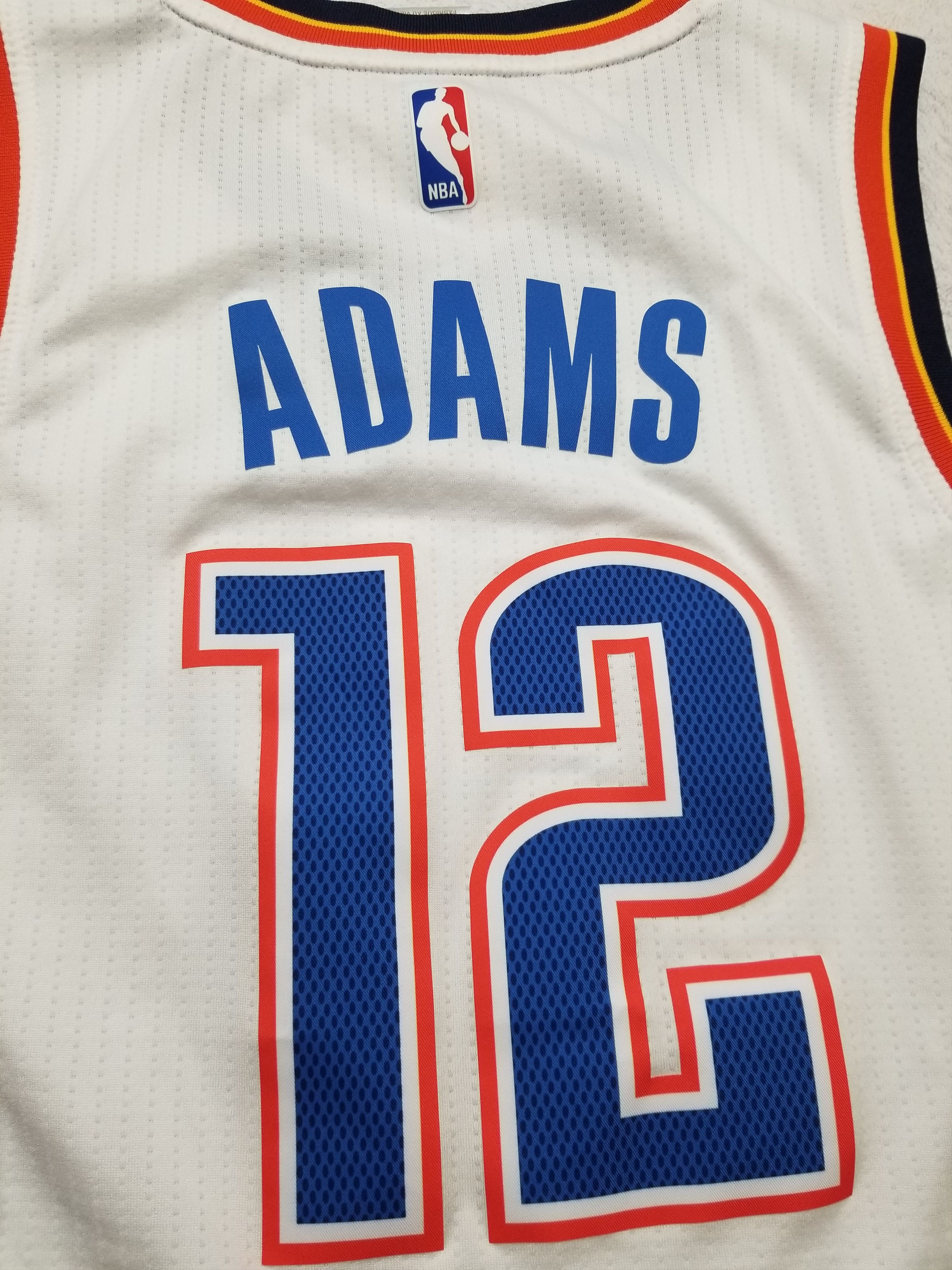 Adidas Adidas NBA Oklahoma City Thunder #12 Steven Adams NBA Jersey Size US S / EU 44-46 / 1 - 6 Thumbnail
