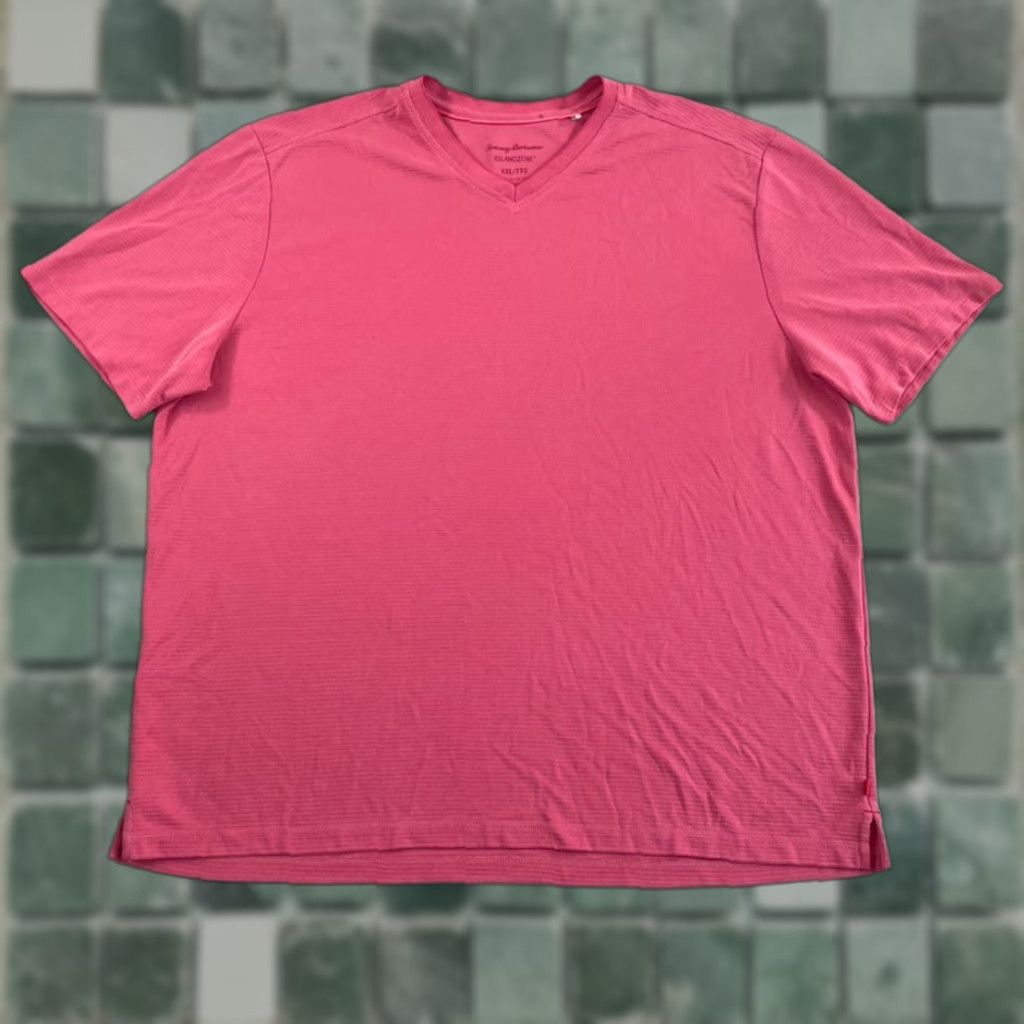 Tommy Bahama Tommy Bahama Coastal Crest IslandZone V-Neck T Shirt Pink Men 2XL Marlin NWOT Size US XXL / EU 58 / 5 - 1 Thumbnail