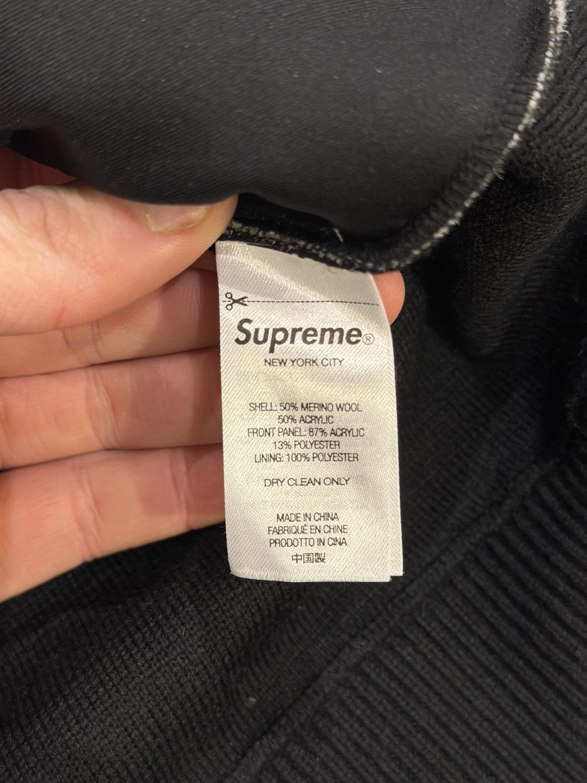Supreme Supreme Cow Print Cardigan - Black Size US XL / EU 56 / 4 - 6 Thumbnail
