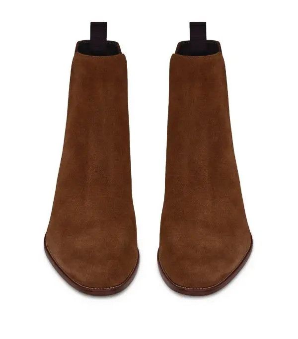 Saint Laurent Paris o1s1wg110824 Wyatt Zipped Boots in Brown Size US 11 / EU 44 - 3 Thumbnail