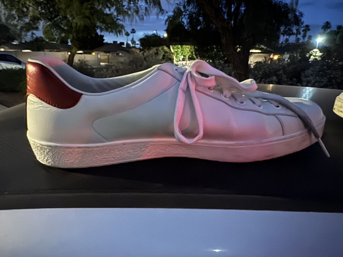 Gucci Gucci Ace Interlocking G sneakers white green red Size US 9 / EU 42 - 2 Thumbnail