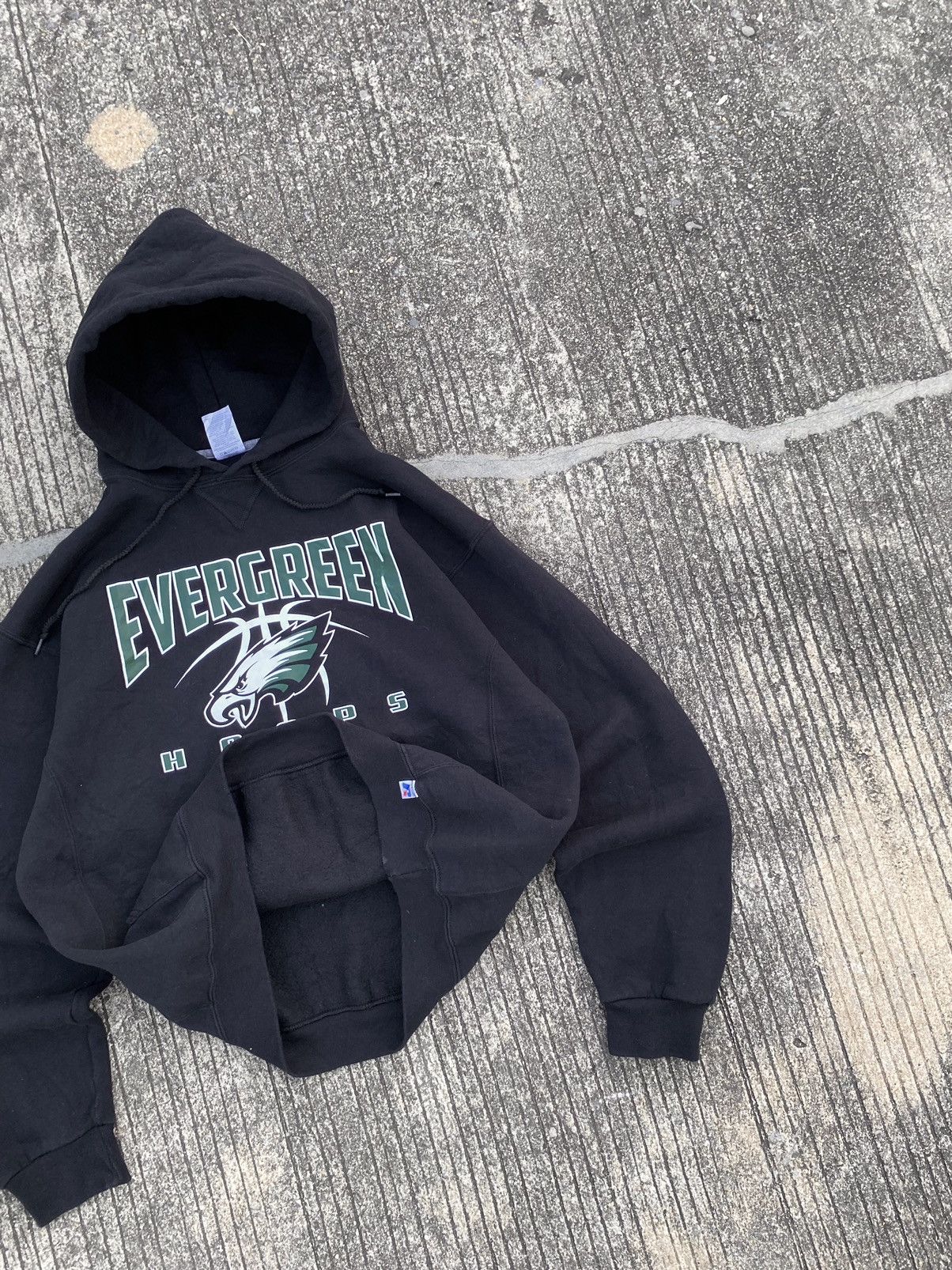 Russell Athletic Vintage Russell Athletic Hoodie EVERGREEN Size US L / EU 52-54 / 3 - 5 Thumbnail
