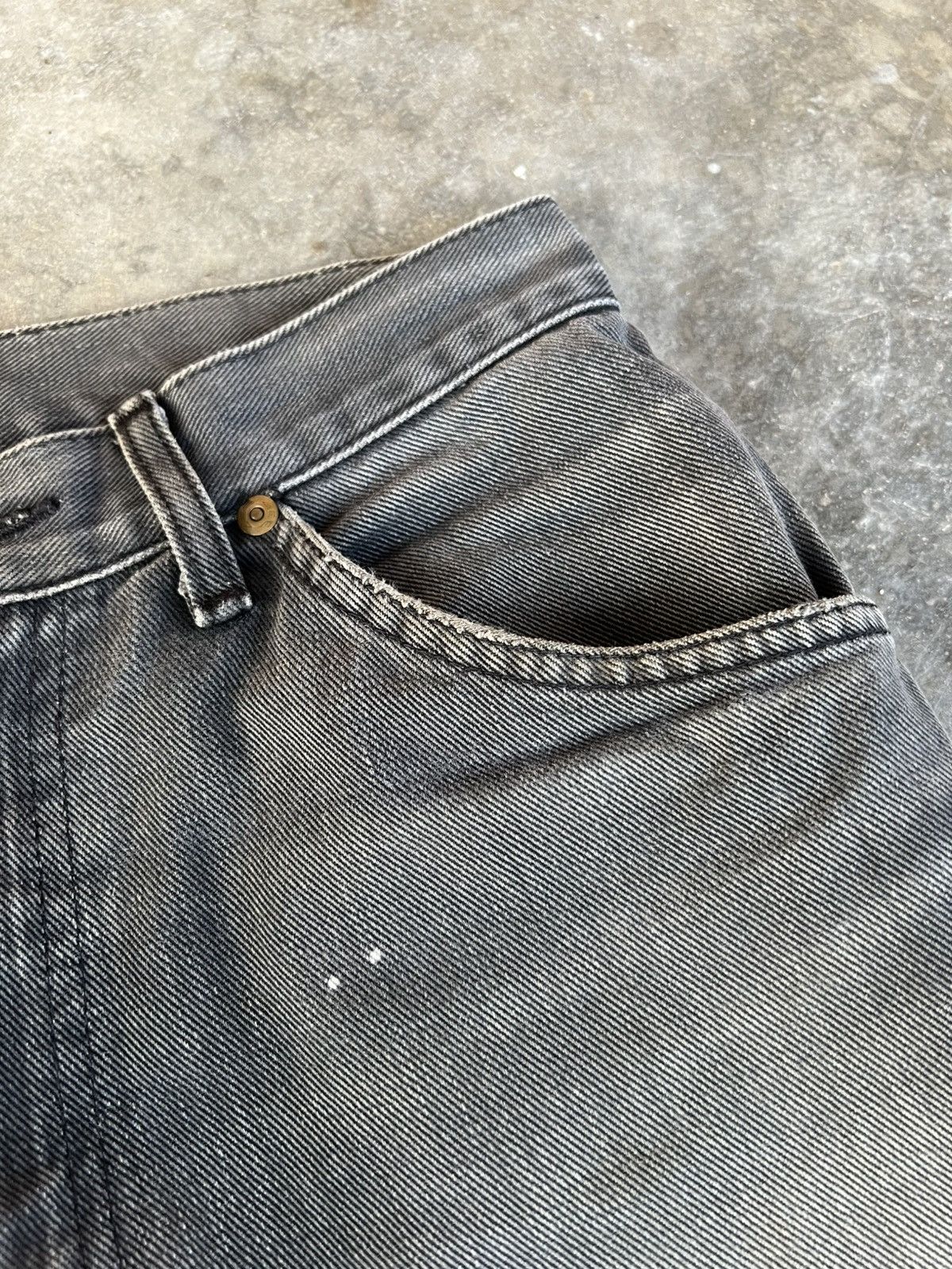 If Six Was Nine × Japanese Brand × Lee 💥Flare💥Vintage Lee Western Sanforized Faded Distress Jean Size US 28 / EU 44 - 11 Thumbnail