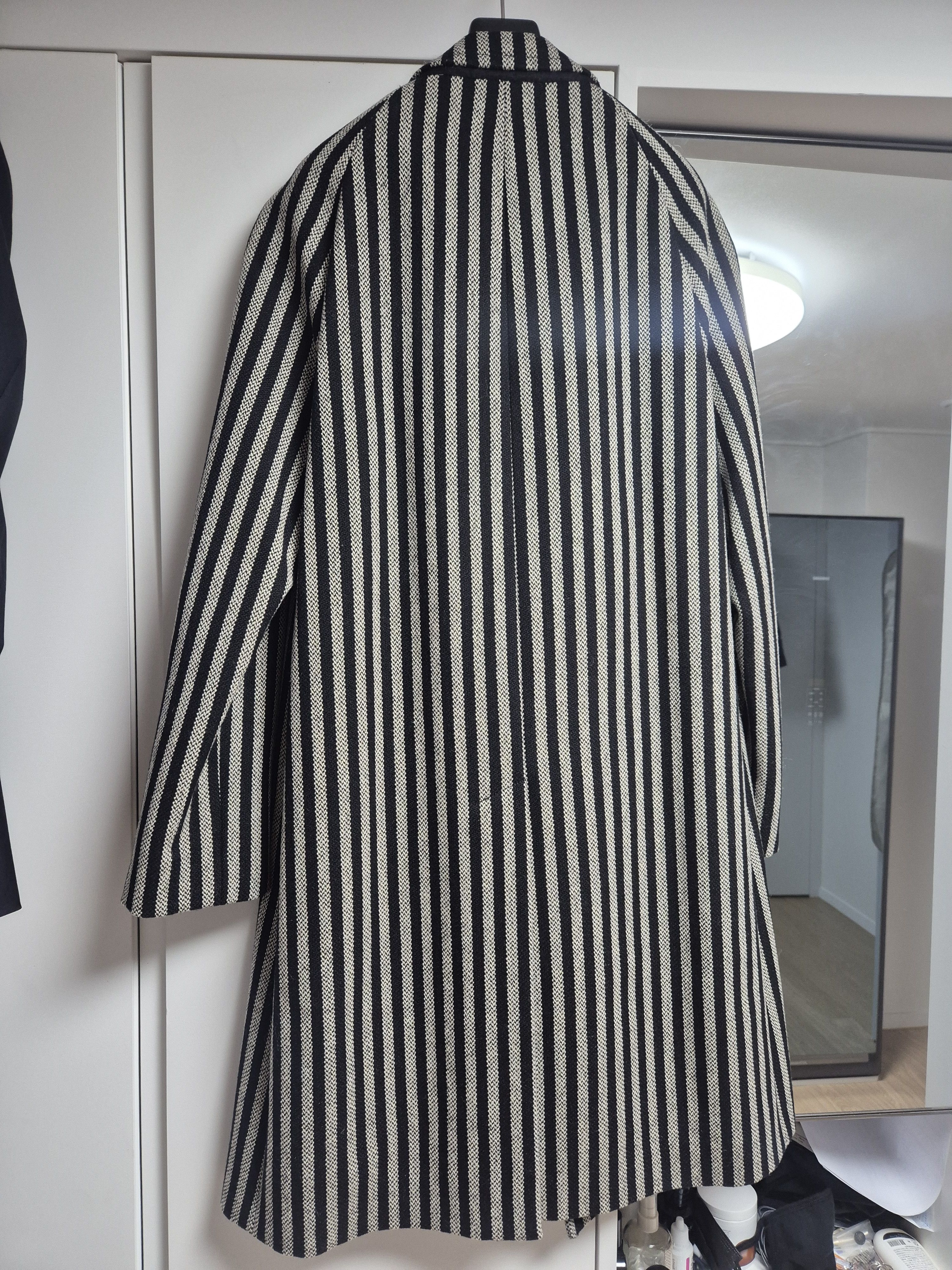 Hedi Slimane × Saint Laurent Paris Saint Laurent 14FW striped coat Size US M / EU 48-50 / 2 - 6 Thumbnail