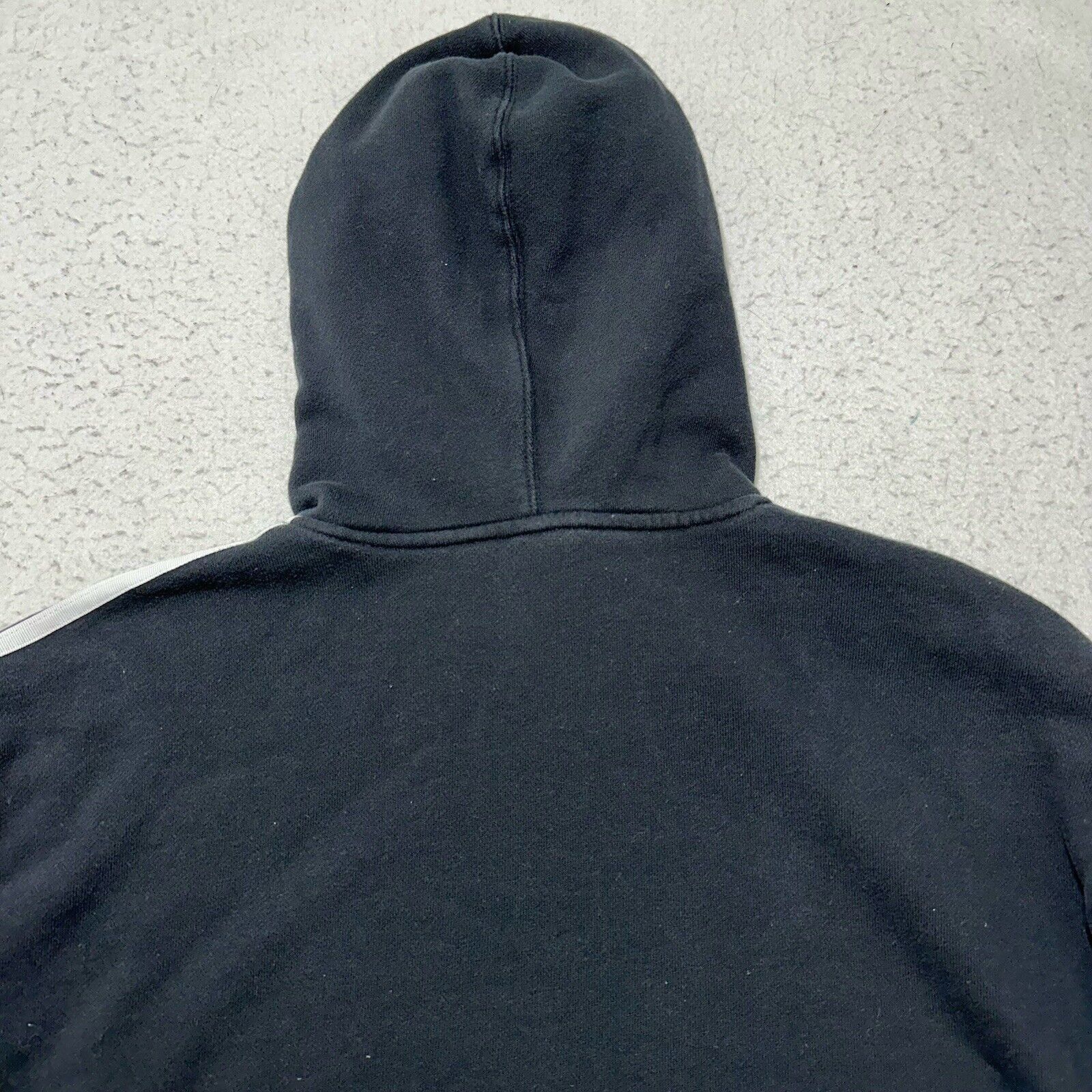 Adidas Adidas Originals Small Cropped Hoodie Black White Sweatshirt Size S / US 4 / IT 40 - 11 Thumbnail