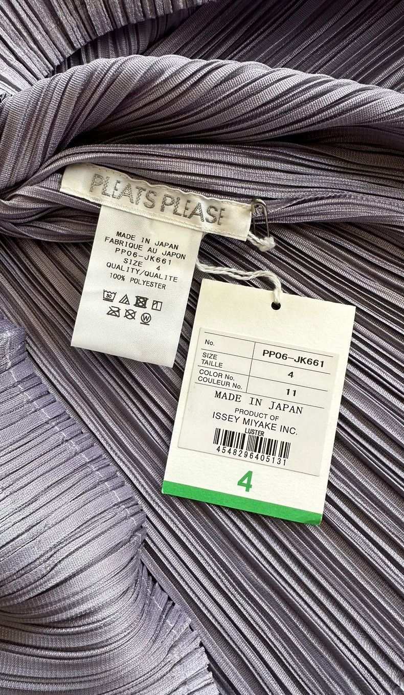 Issey Miyake Issey Miyake size:4 Purple-grey Honor series pleated top Size M / US 6-8 / IT 42-44 - 5 Thumbnail