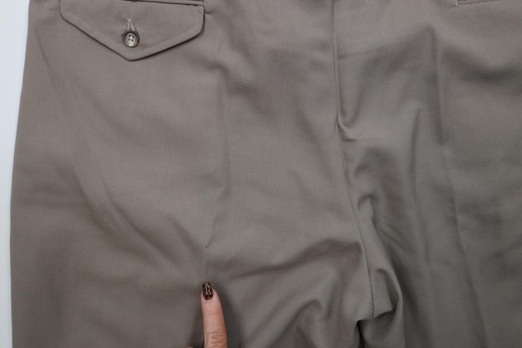 Lands' End Vintage 90s Lands End Knit Wide Leg Chino Pants Beige USA Size US 42 / EU 58 - 13 Thumbnail
