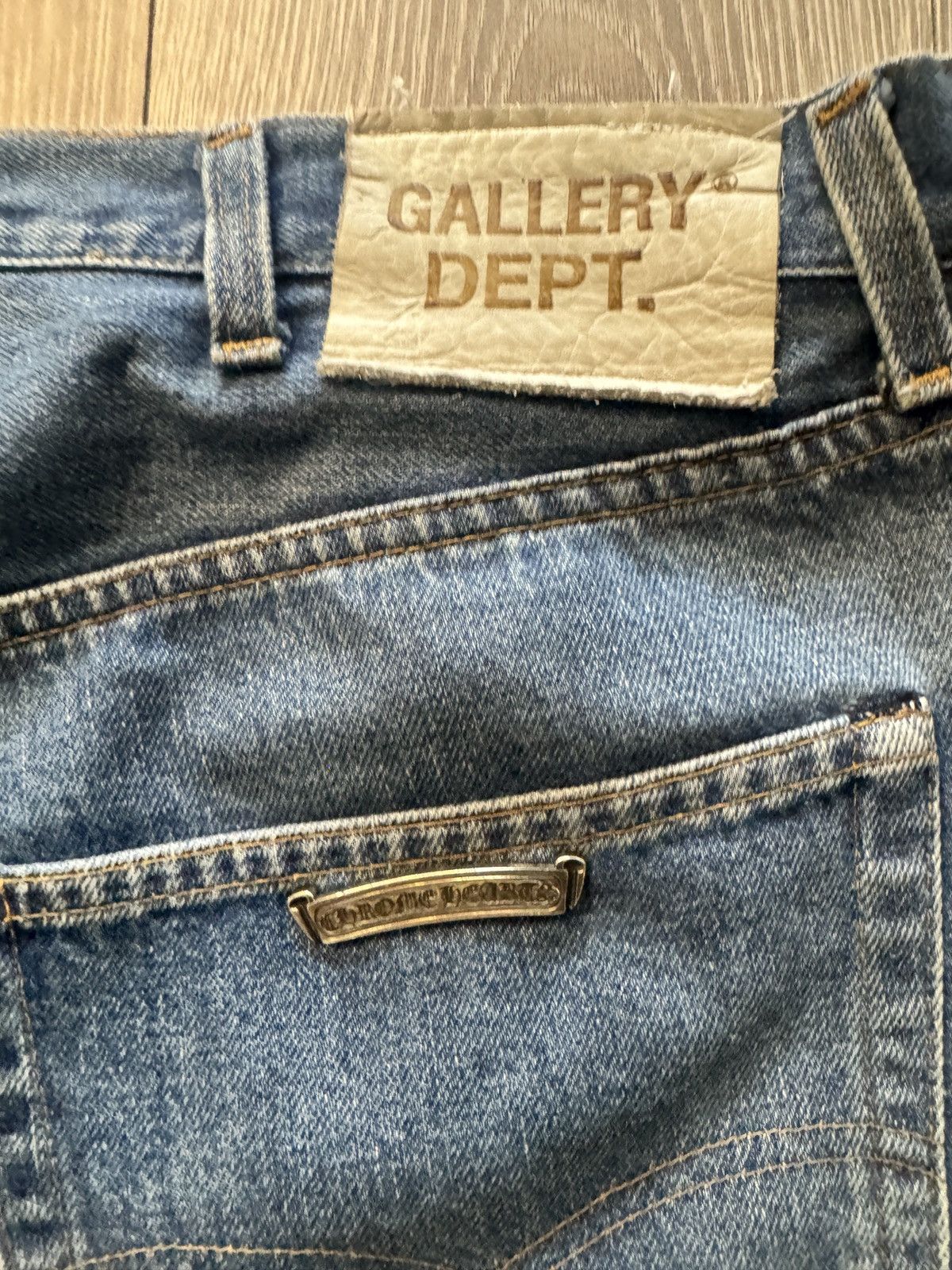 Chrome Hearts × Gallery Dept. 1 Of 1 Chrome Hearts x Gallery Dept Jeans Size US 42 / EU 58 - 5 Thumbnail