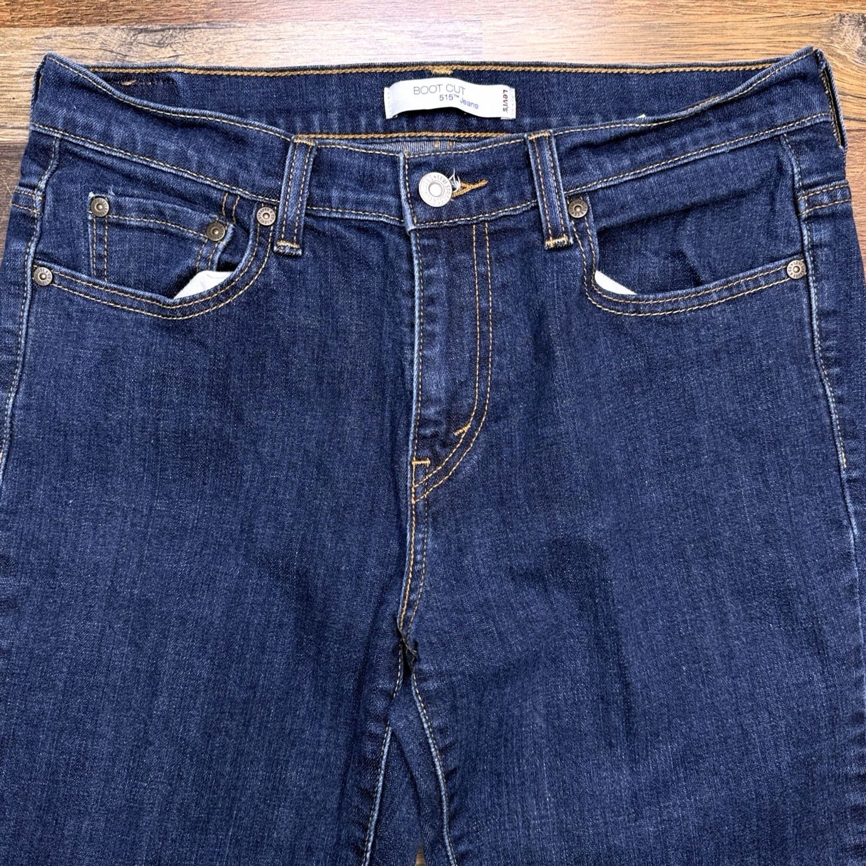 Levi's Levi's 515 Jeans Women 8 Medium Blue Mid Rise Bootcut Stretch Denim 5-Pocket Jeans Womens Mens? Size 30" / US 8 / IT 44 - 4 Thumbnail