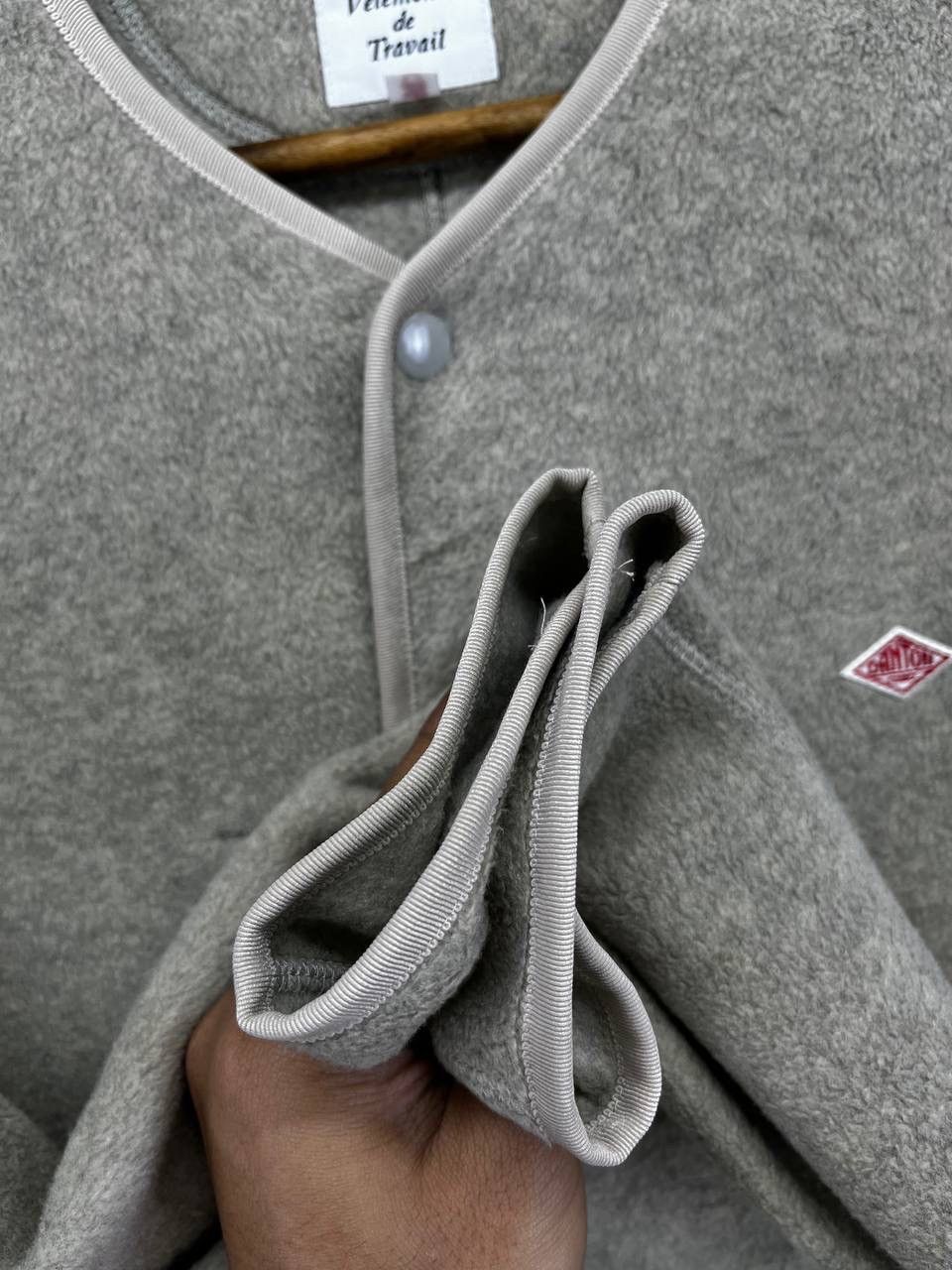 Danton Vintage Danton Ventement Fleece Button Up Rare Jacket Size XS / US 0-2 / IT 36-38 - 10 Thumbnail