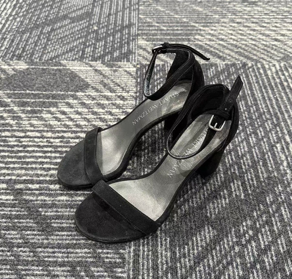 Stuart Weitzman Stuart Weitzman Black One-Strap High Heel Sandals J42 Size US 4.5 / IT 34.5 - 1 Thumbnail
