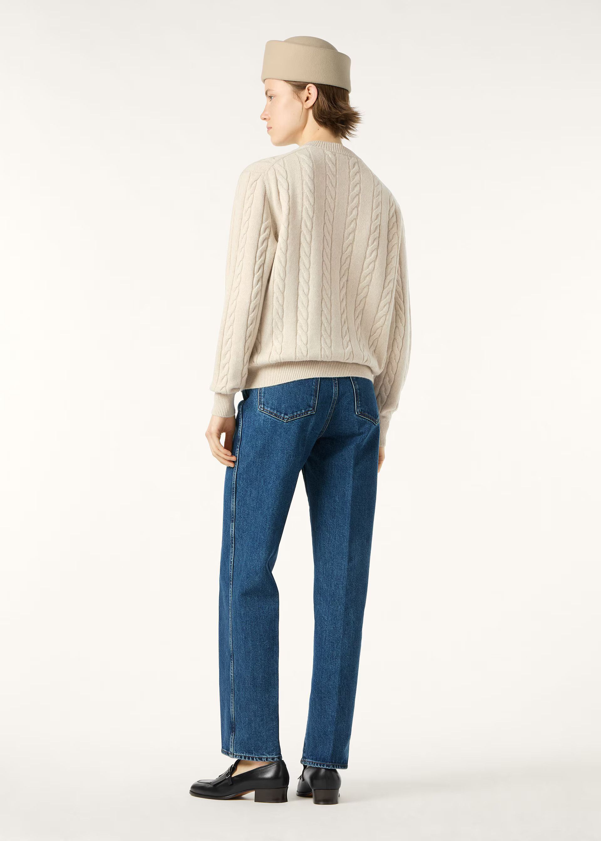 Loro Piana os11x0326 FAQ9055 Cedar Cardigan in Natural Melange Size M / US 6-8 / IT 42-44 - 5 Thumbnail