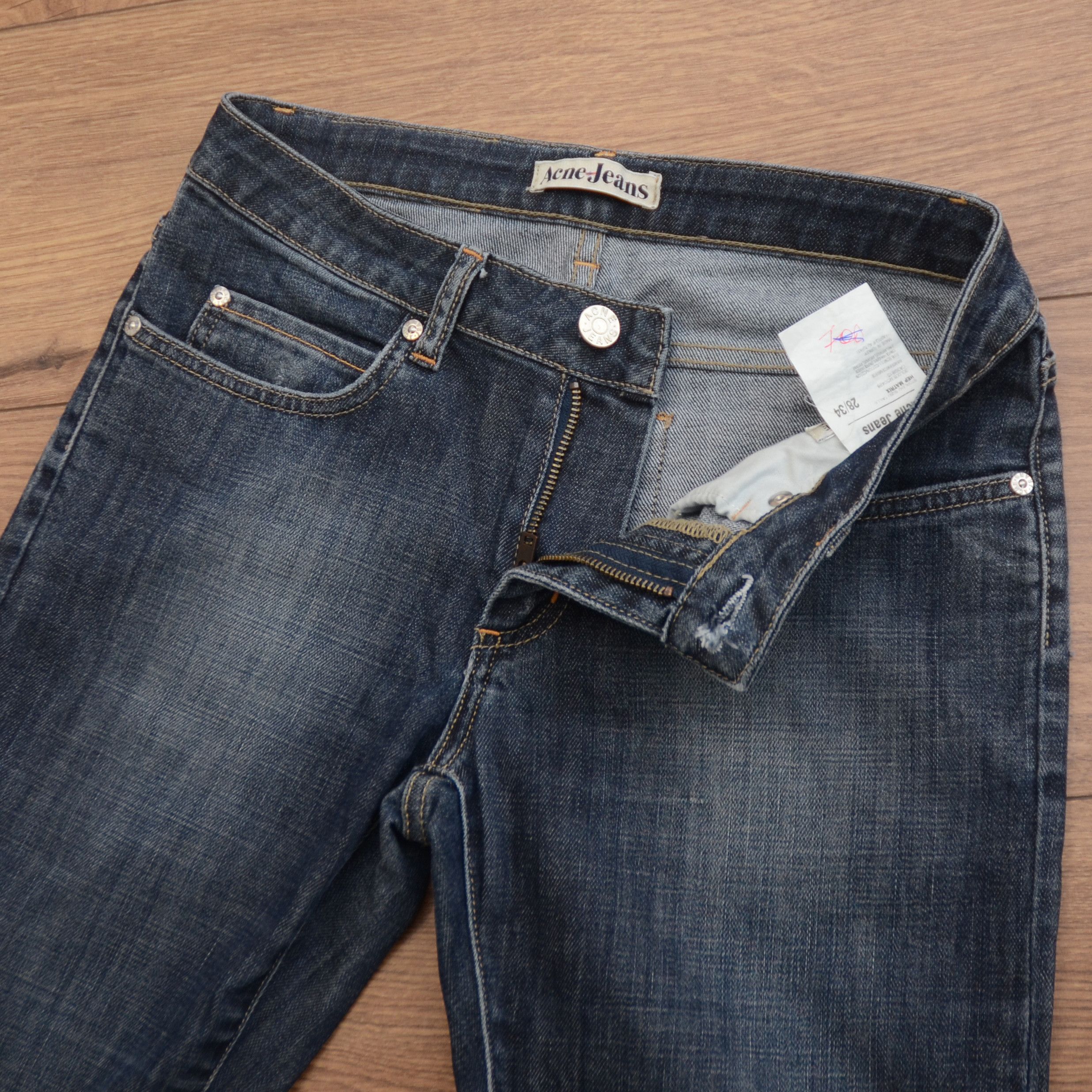 Acne Studios Vintage Acne Jeans Hep Matrix Relax Straight W28 L34 Y2K Size 28" / US 6 / IT 42 - 13 Thumbnail