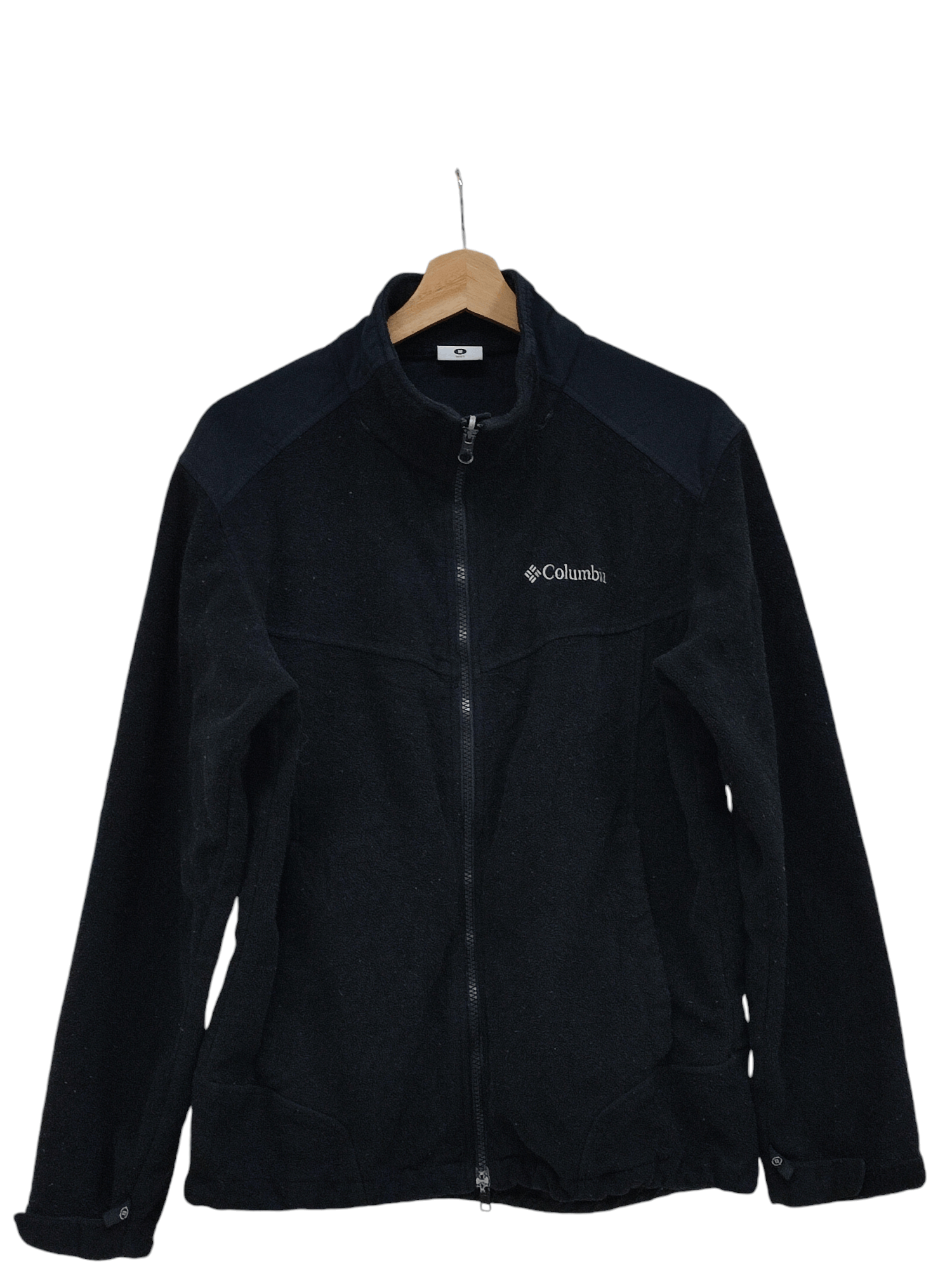 Columbia × Vintage 💥Super Black 💥 Columbia Fleece Jacket Size US M / EU 48-50 / 2 - 2 Thumbnail