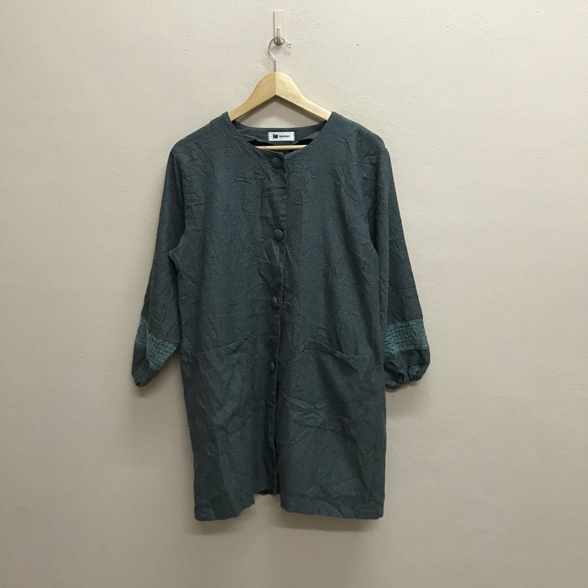 Issey Miyake × Japanese Brand × Vintage Im Product Linen Button Up Open Colar Size M / US 6-8 / IT 42-44 - 12 Thumbnail