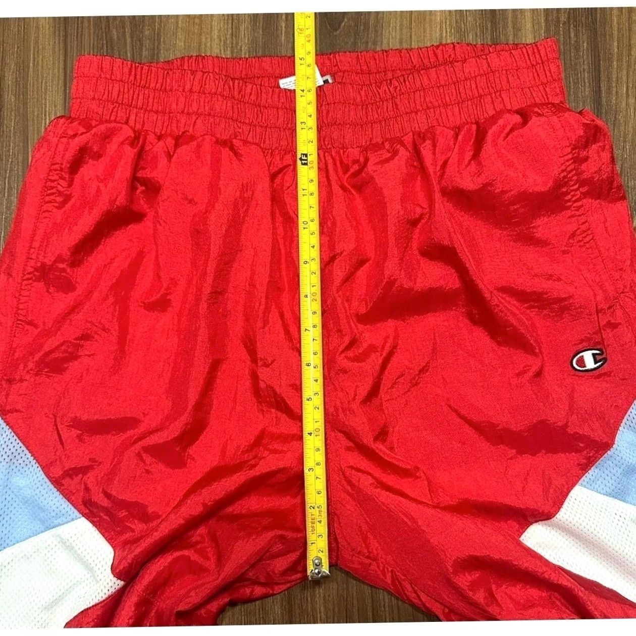Champion Champion Life Pants Women Red Sz L Nylon Warm Up Wide Leg Baggy Athletic Women's Size 36" / US 14 / IT 50 - 6 Thumbnail
