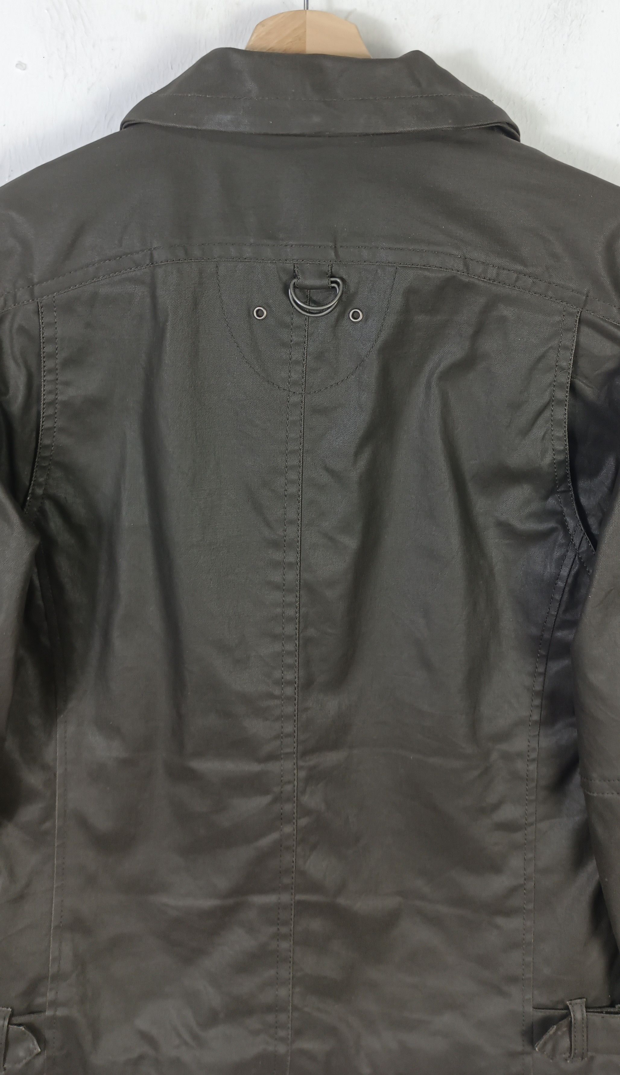 Japanese Brand Atelier Sab Men Wax Jacket Tactical Pocket Size US M / EU 48-50 / 2 - 7 Thumbnail